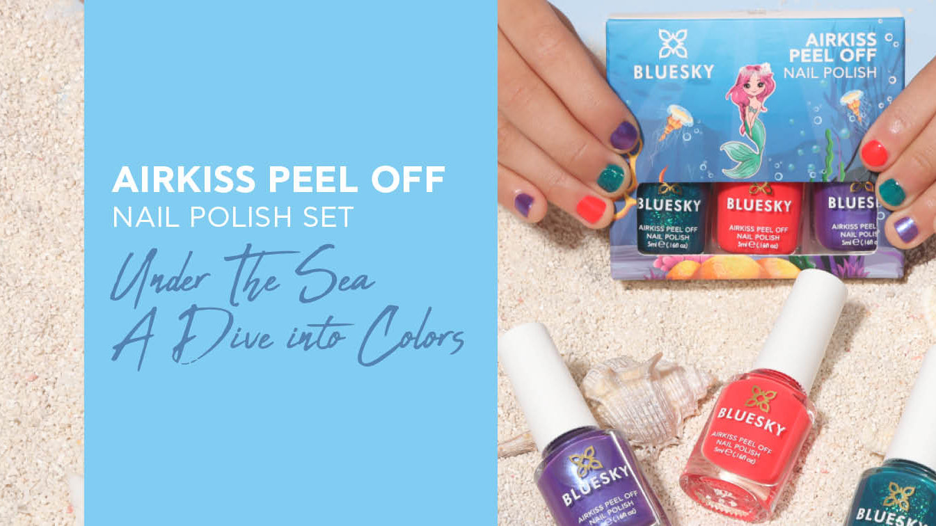 Get Ready to Dive into the Ocean with Airkiss Peel Off Nail Polish Set - Under The Sea