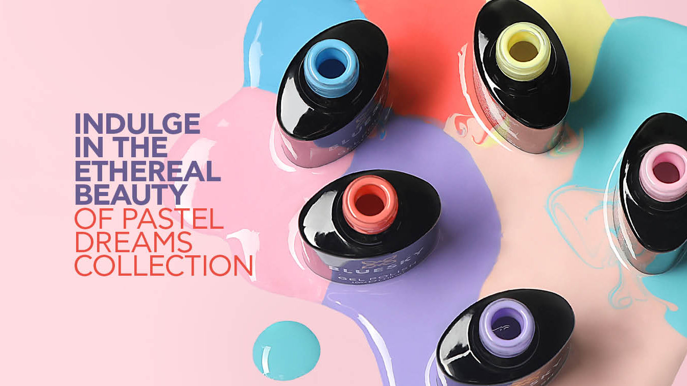 Indulge in the ethereal beauty of Pastel Dreams Gel collection
