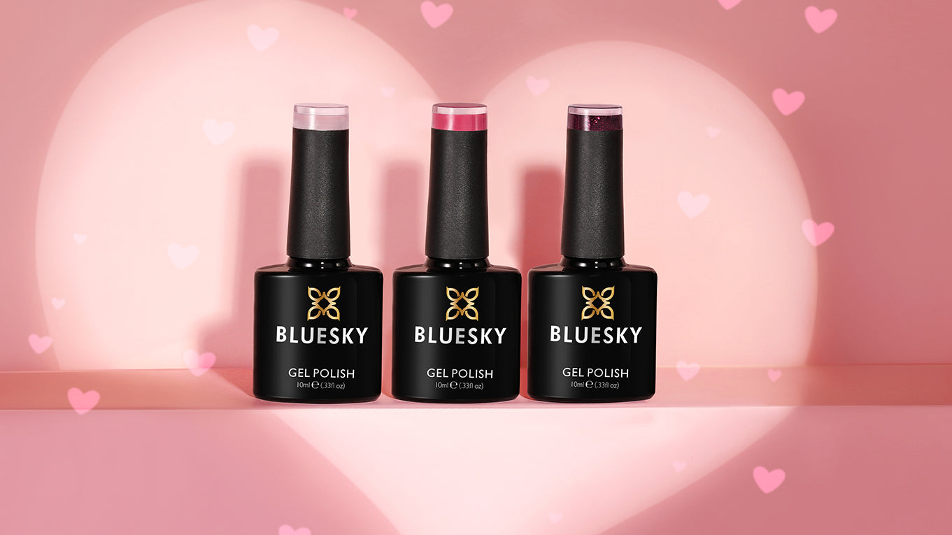 Kissable nail art for the month of love