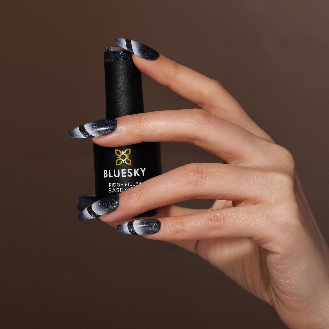 Glitter Ridge Filler Base Coat BLUESKY