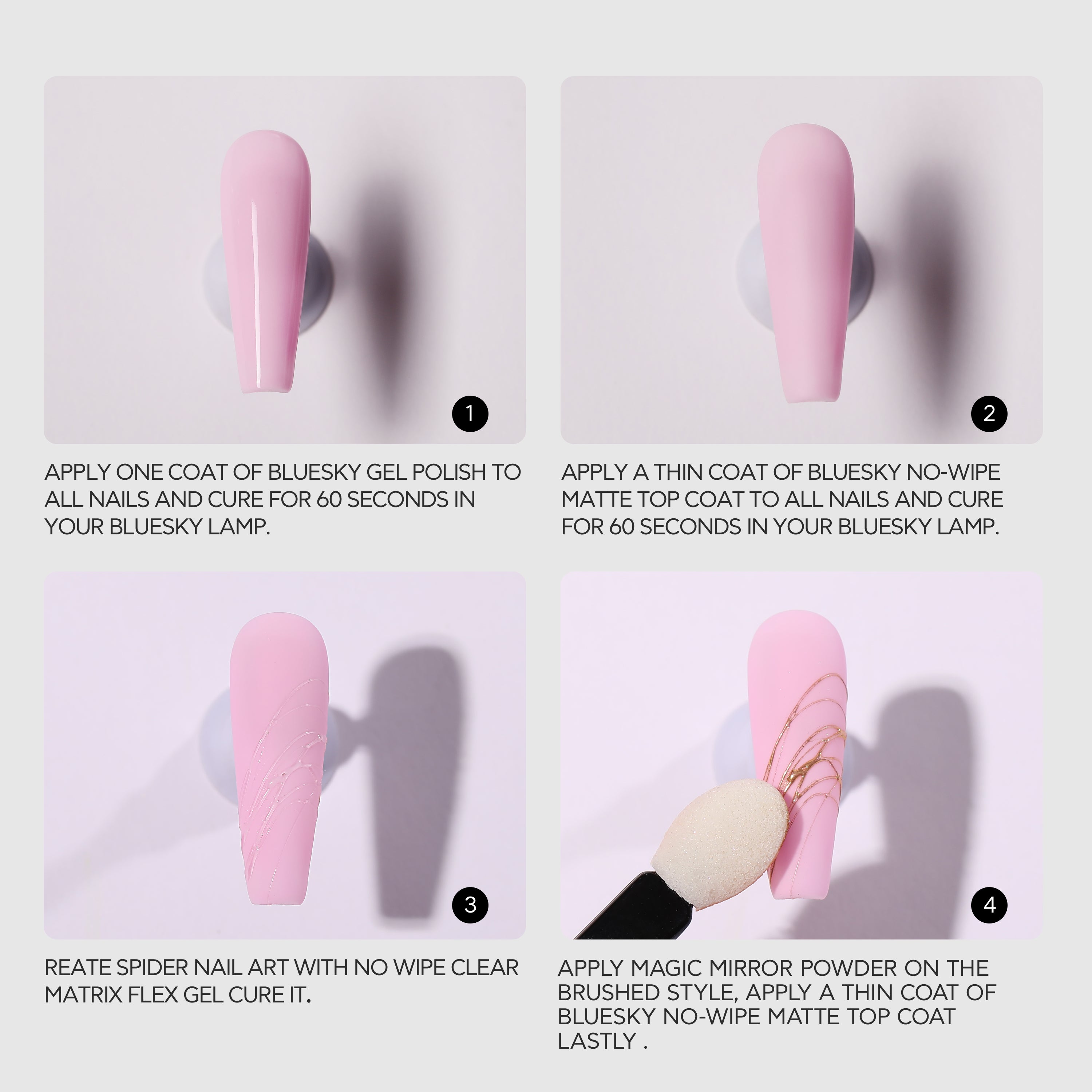 Clear Color | No Wipe Clear Matrix Flex Gel 8g - BLUESKY