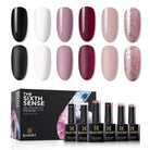 6 Colors Set Gel Polish 10ml - BLUESKY