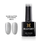 Silver Glitter Explosion | Classy Glitter Crystal Color | 10ml Gel Polish - BLUESKY