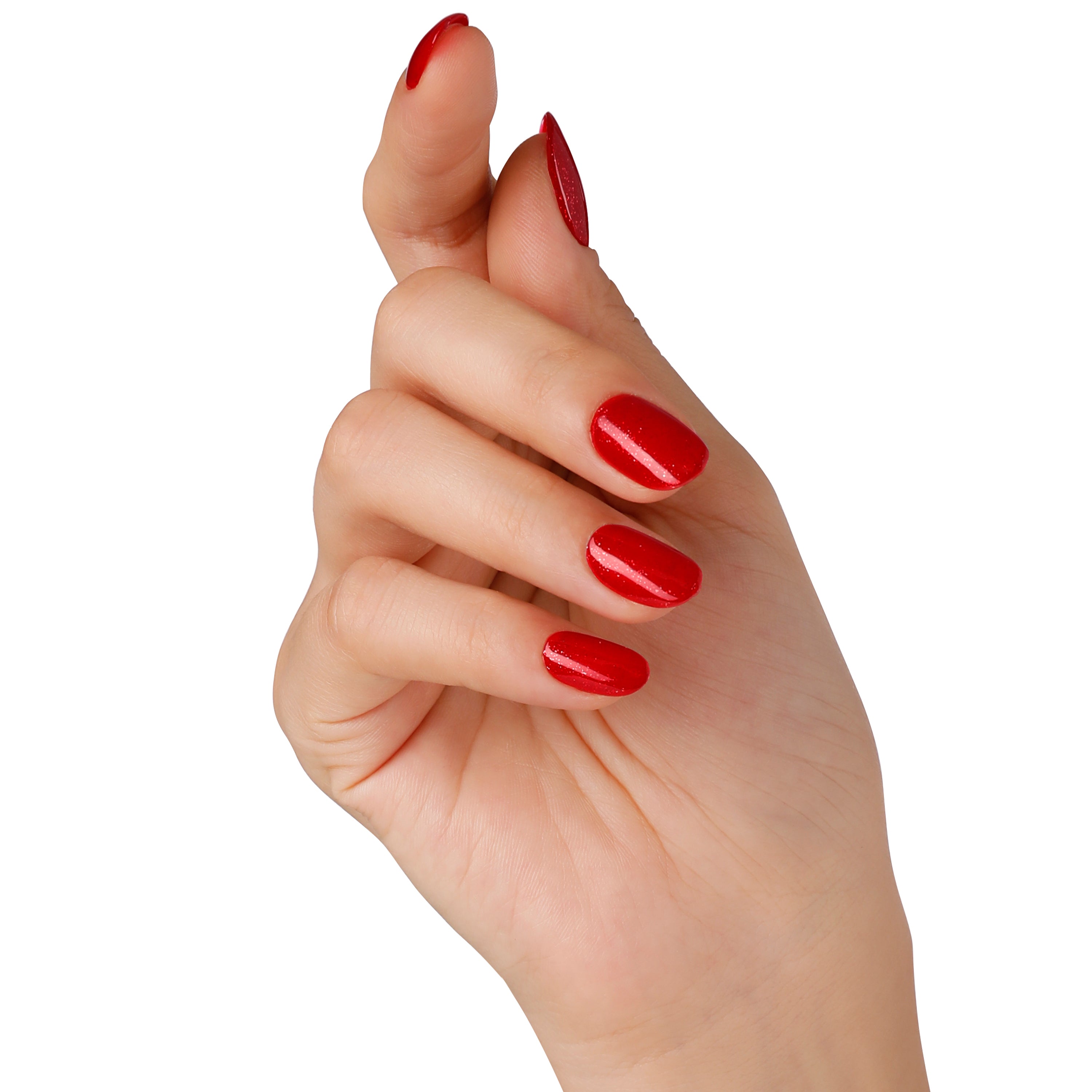 Red Glimmer | Classy Glitter Crystal Color | 10ml Gel Polish - BLUESKY