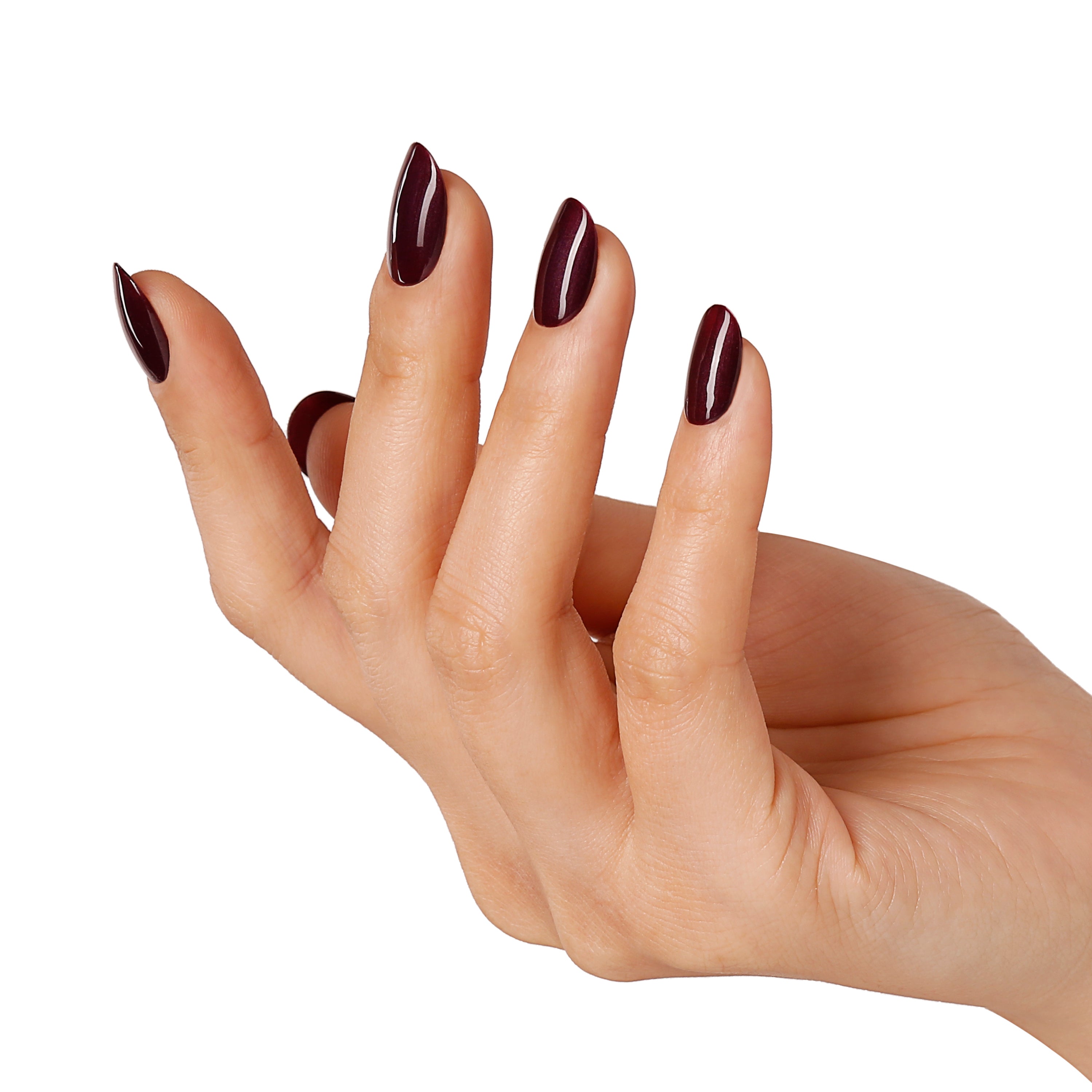 Dark Burgundy | Pearly Purple Color | 10ml Gel Polish - BLUESKY