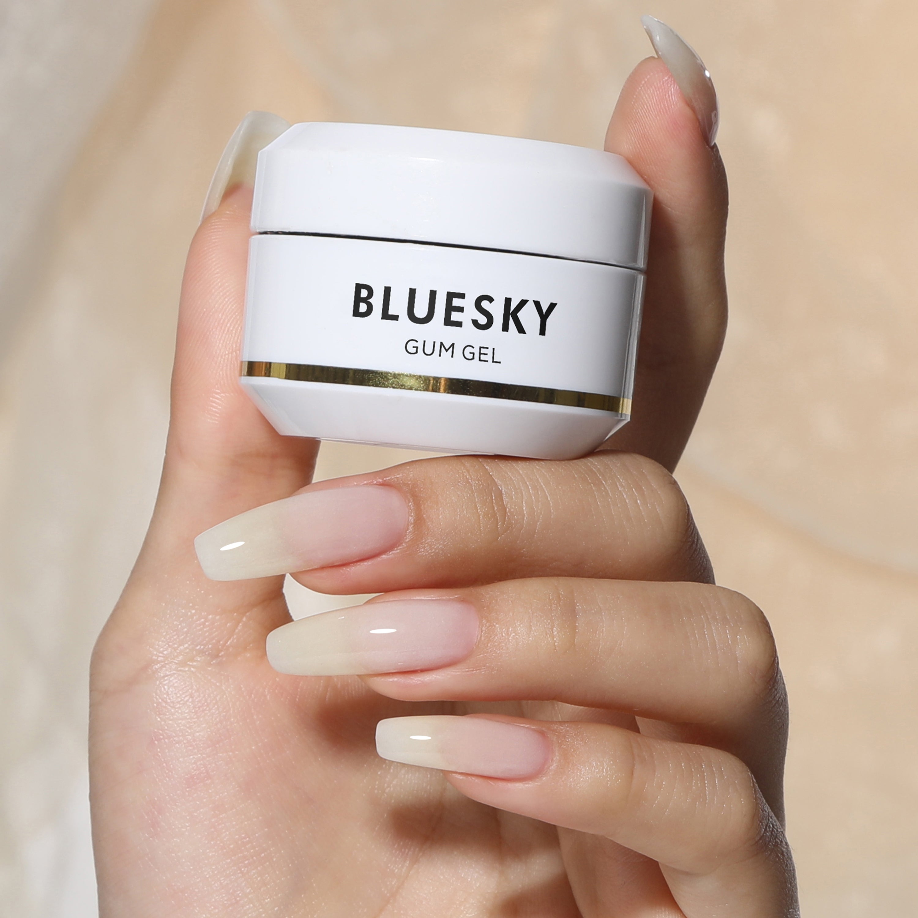 Re-Charge | Gum Gel | Beige Color | 15g jar - BLUESKY