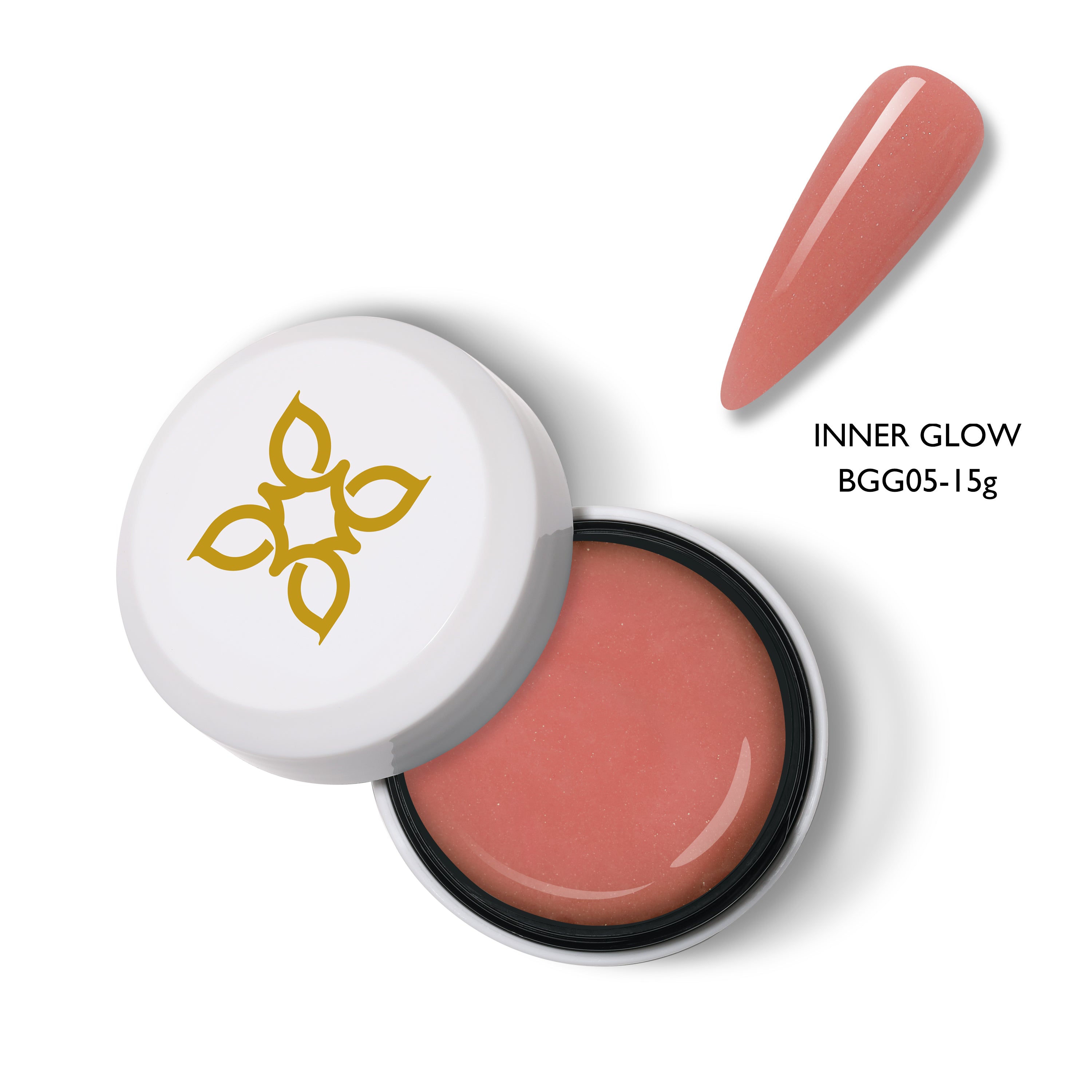 Inner Glow | Gum Gel | Coral Color | 15g jar - BLUESKY