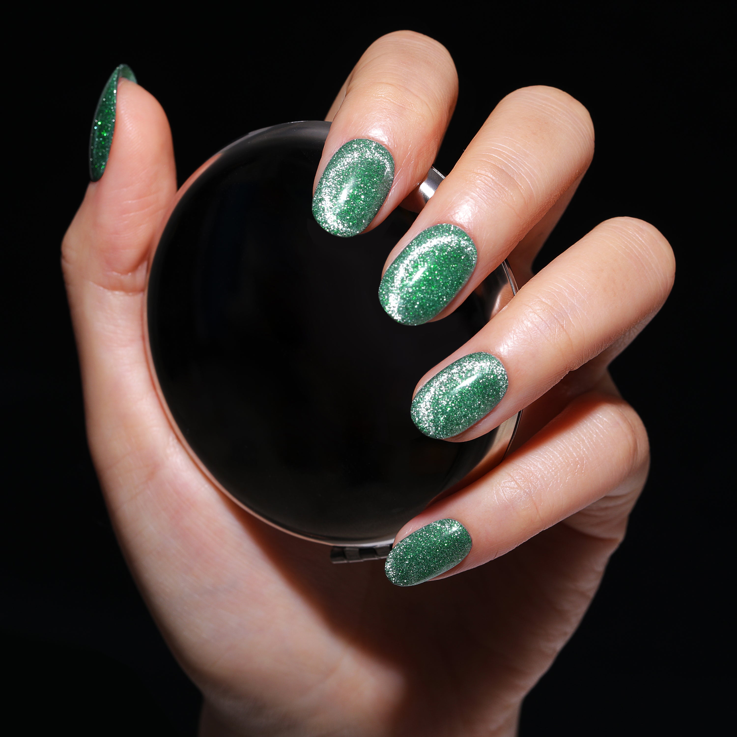 Royal Flash | Cat Eye | Green Color | 10ml Gel Polish - BLUESKY