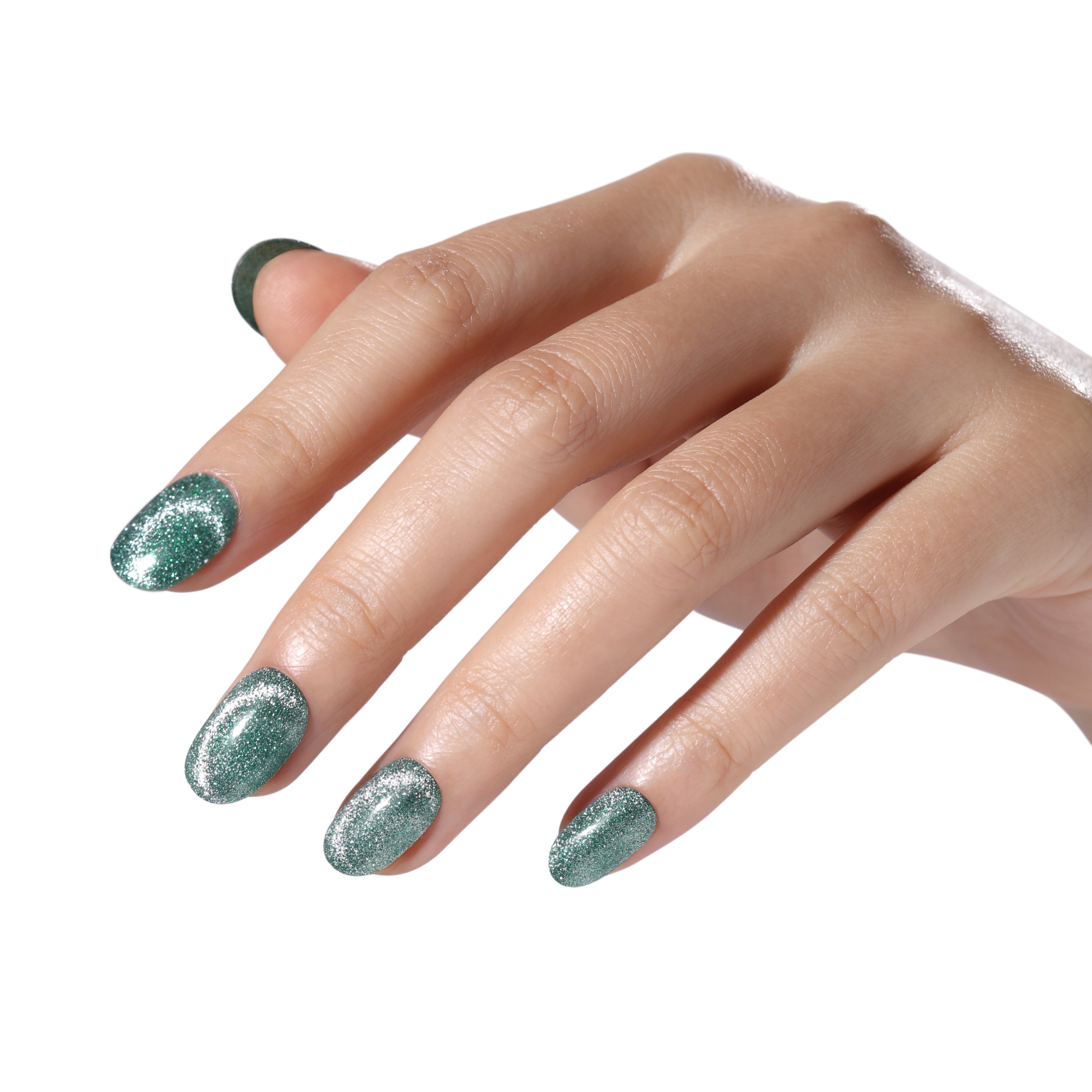 Royal Flash | Cat Eye | Green Color | 10ml Gel Polish - BLUESKY