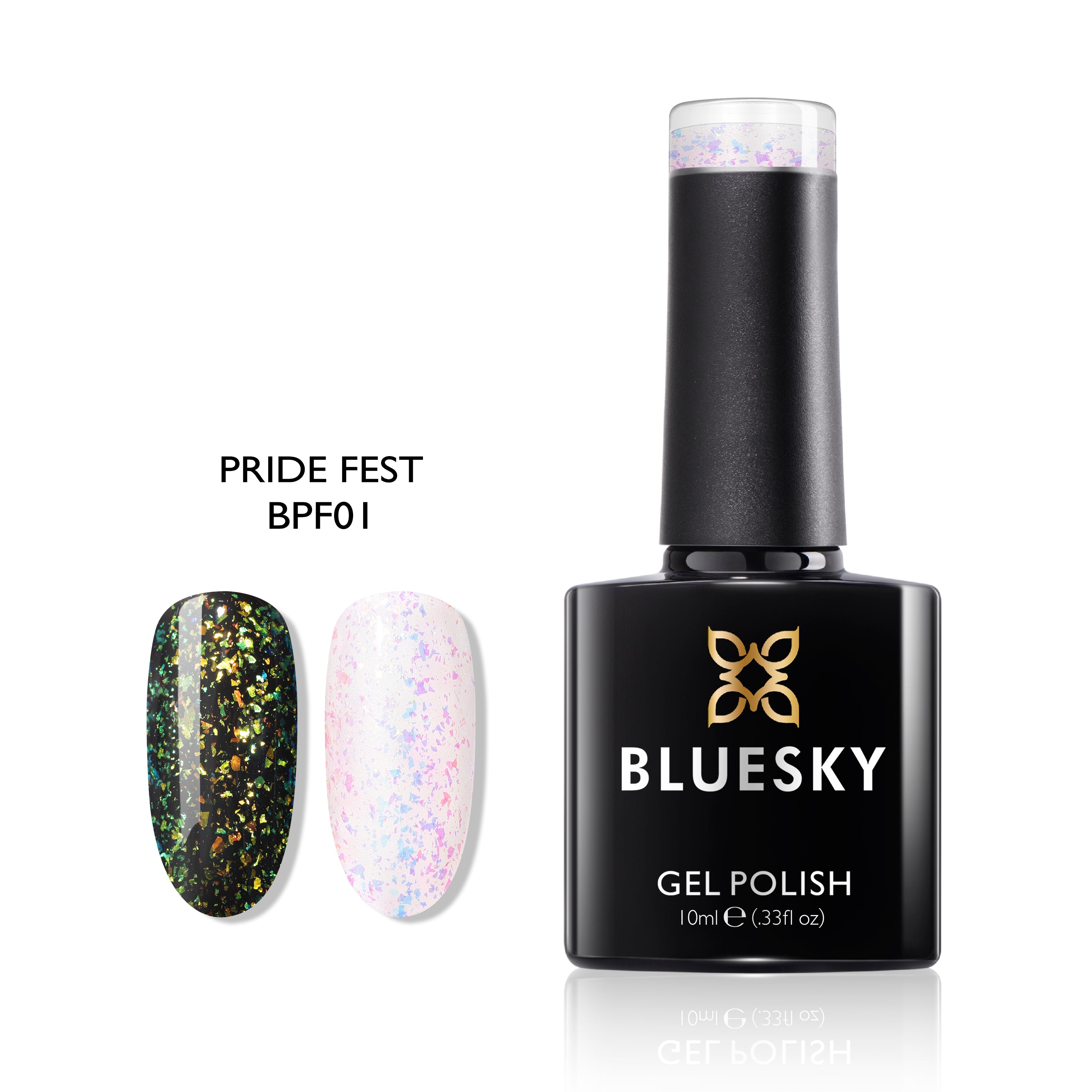 Pride Fest | Super Glitter Color | 10ml Gel Polish - BLUESKY