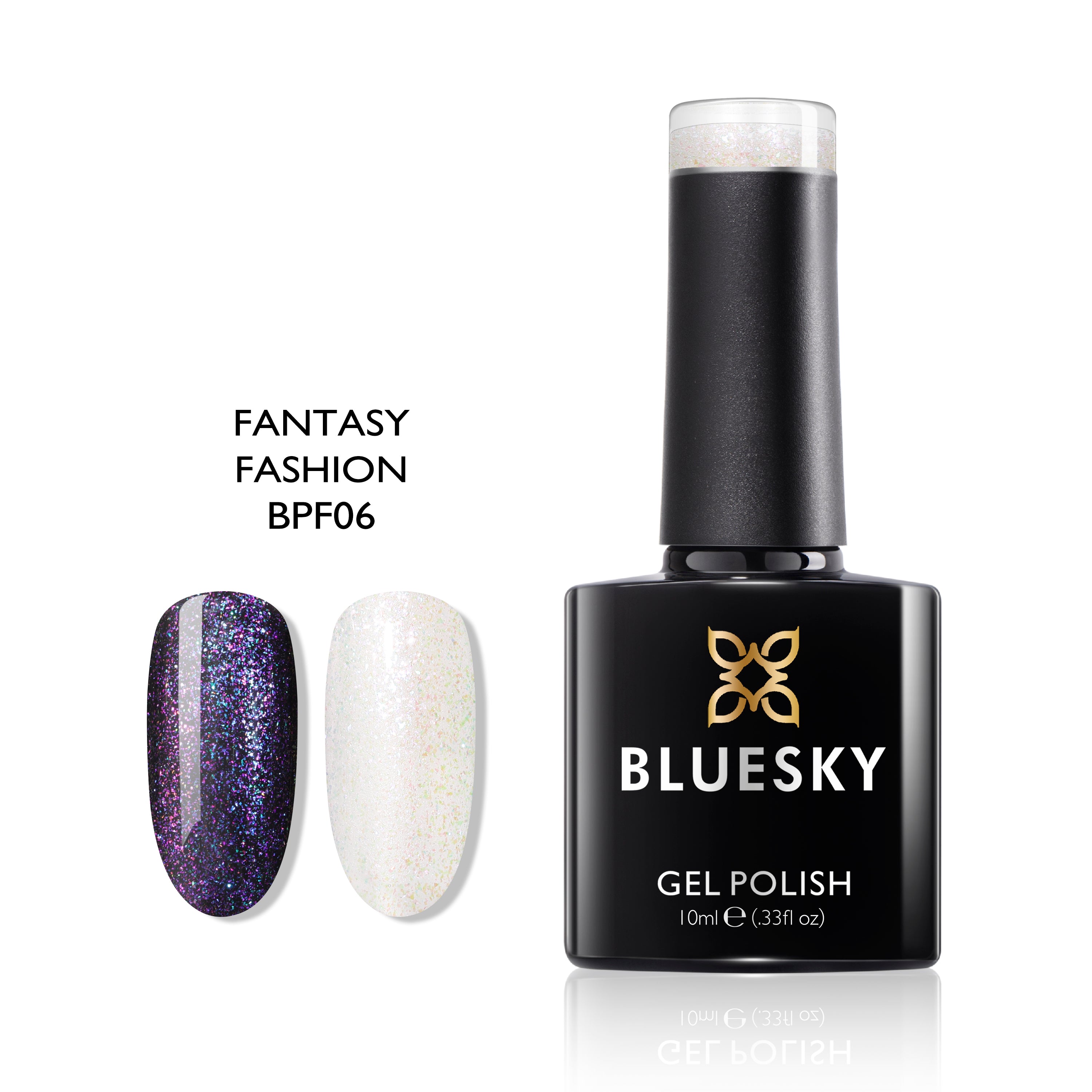 Fantasy Fashion | Super Glitter Color | 10ml Gel Polish - BLUESKY