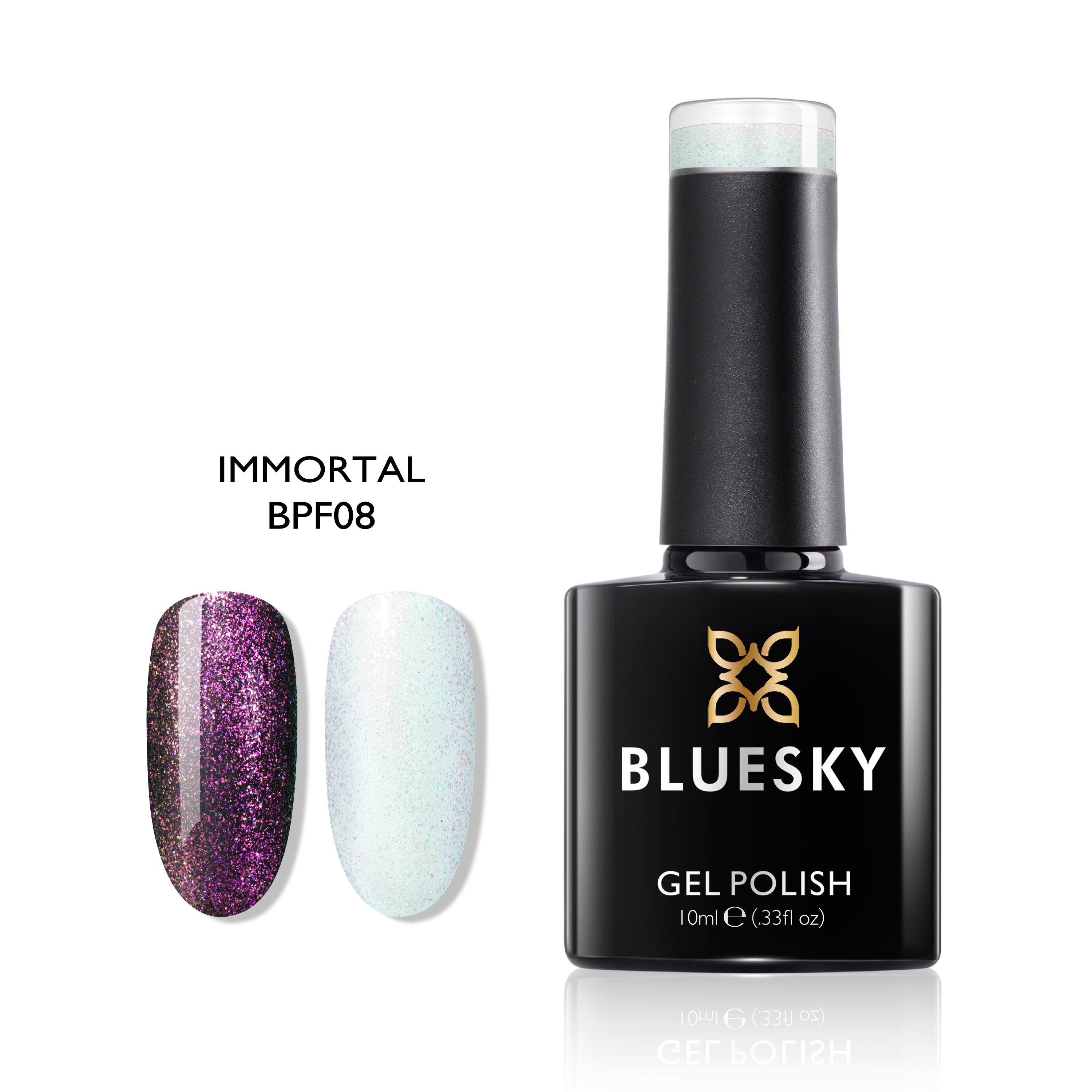 Immortal | Super Glitter Color | 10ml Gel Polish - BLUESKY