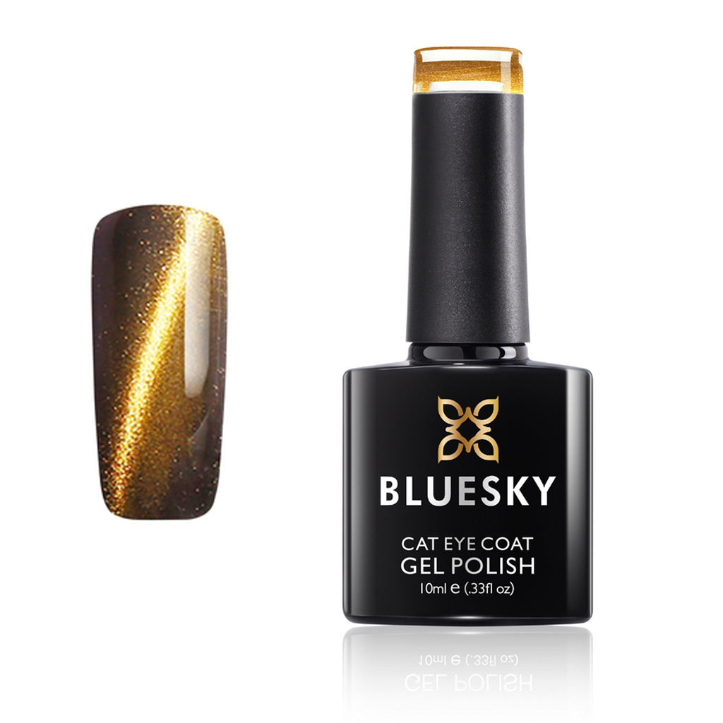 Cat Eye Coat Cat Eye Golden 10ml Gel Polish BLUESKY