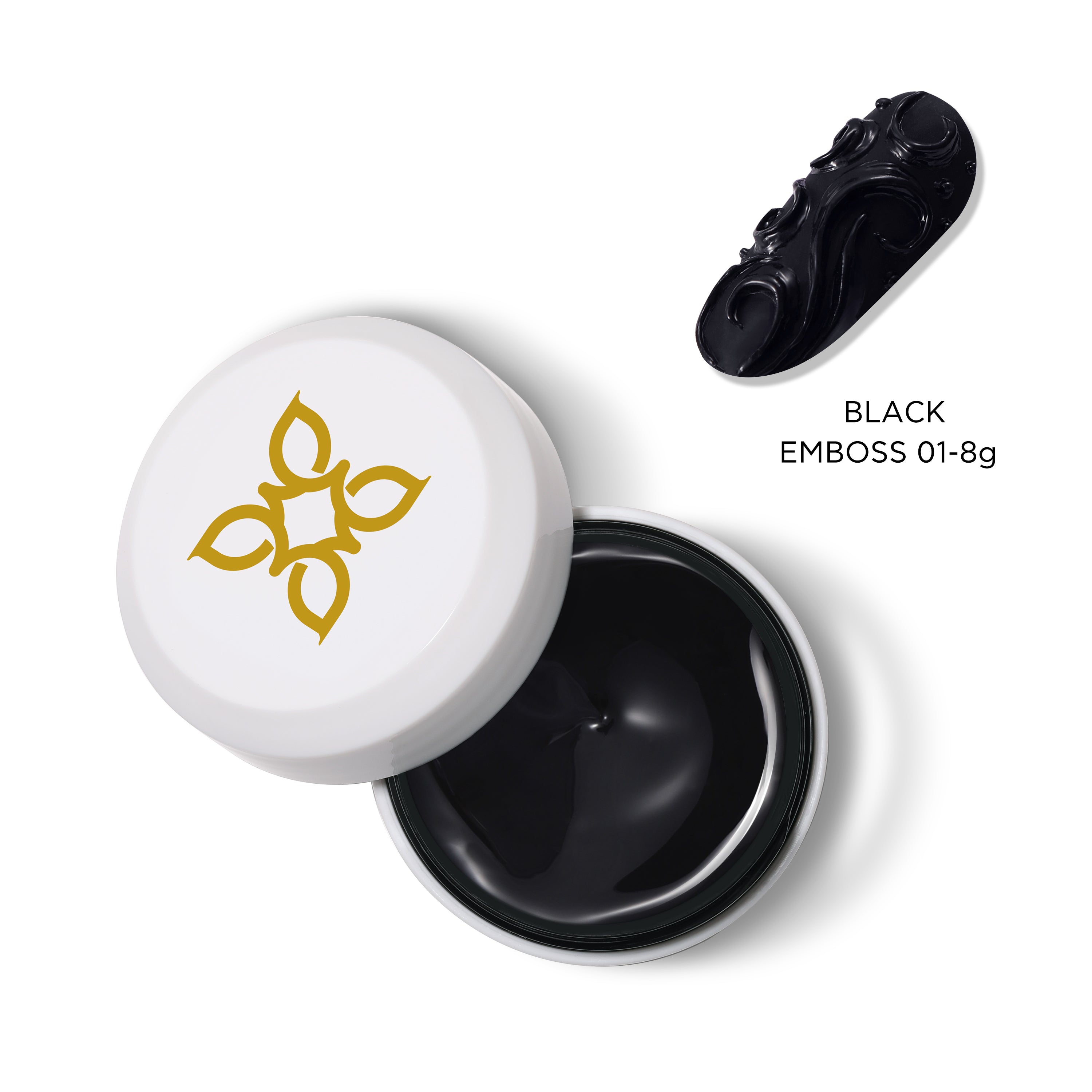 Black | Emboss Gel | 8g Jar - BLUESKY