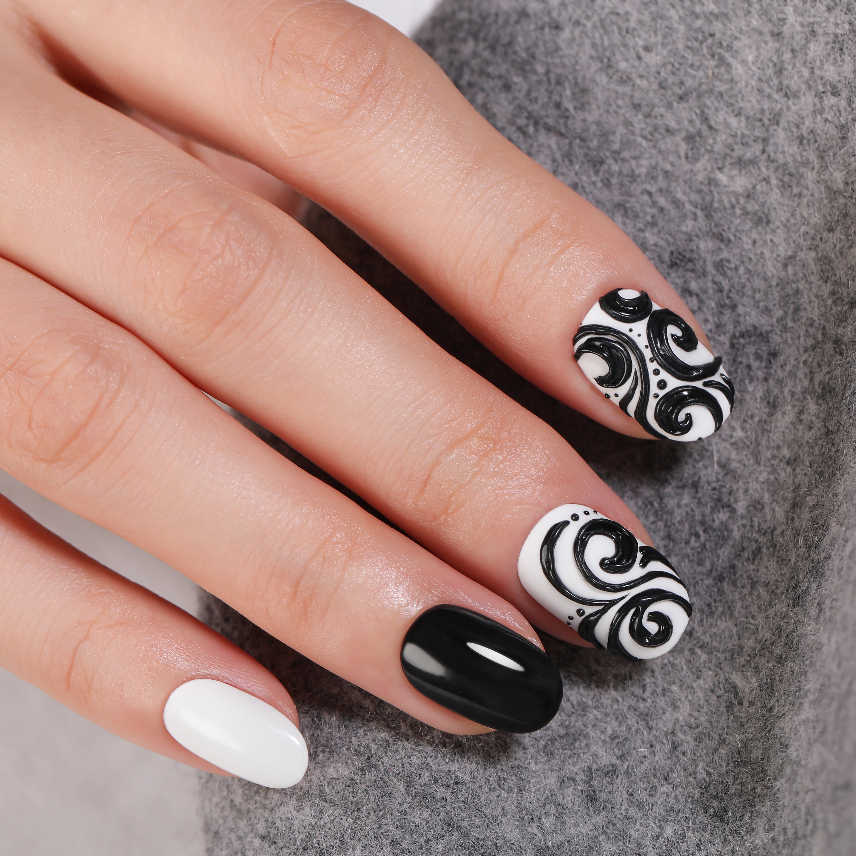 Black | Emboss Gel | 8g Jar - BLUESKY