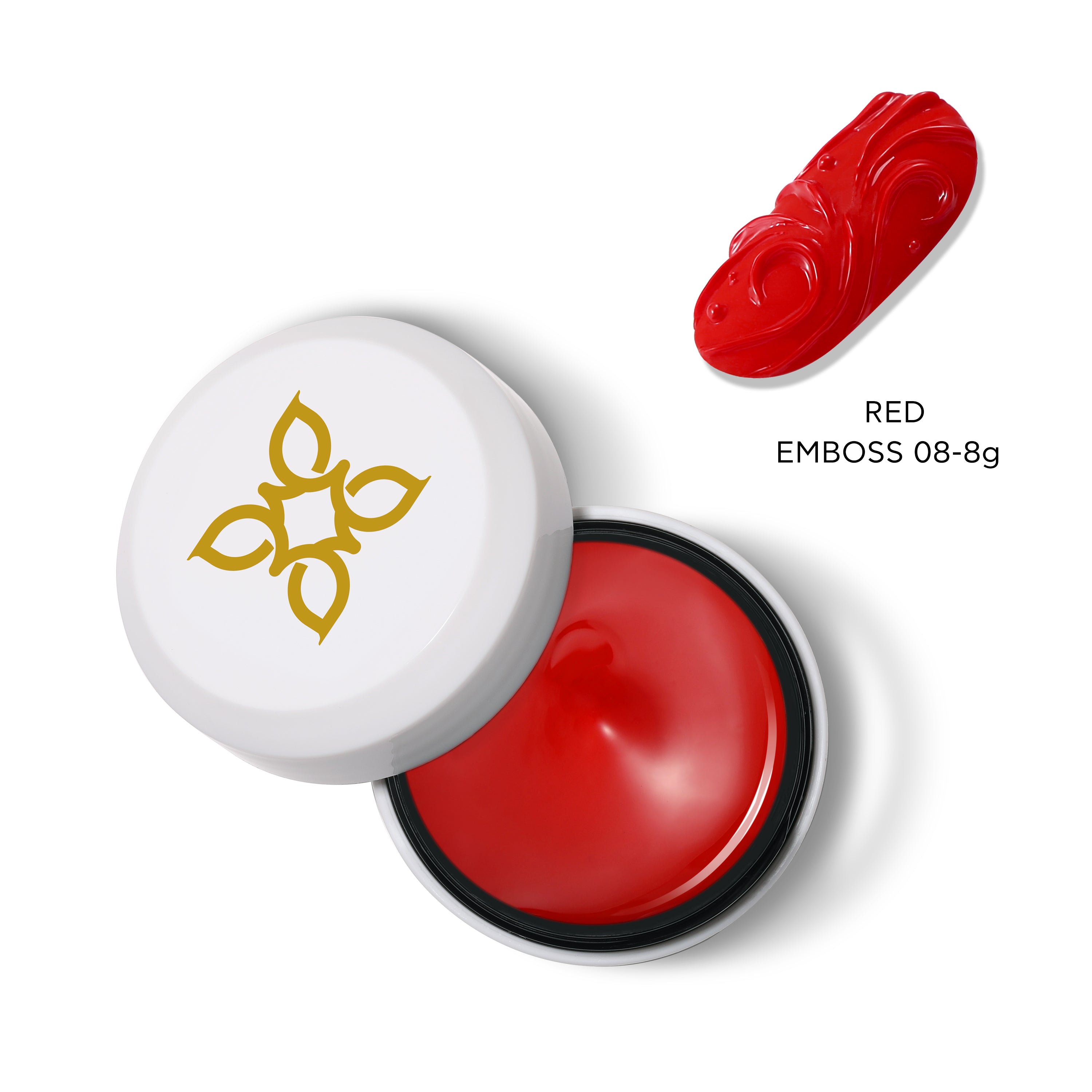 Red | Emboss Gel | 8g Jar - BLUESKY