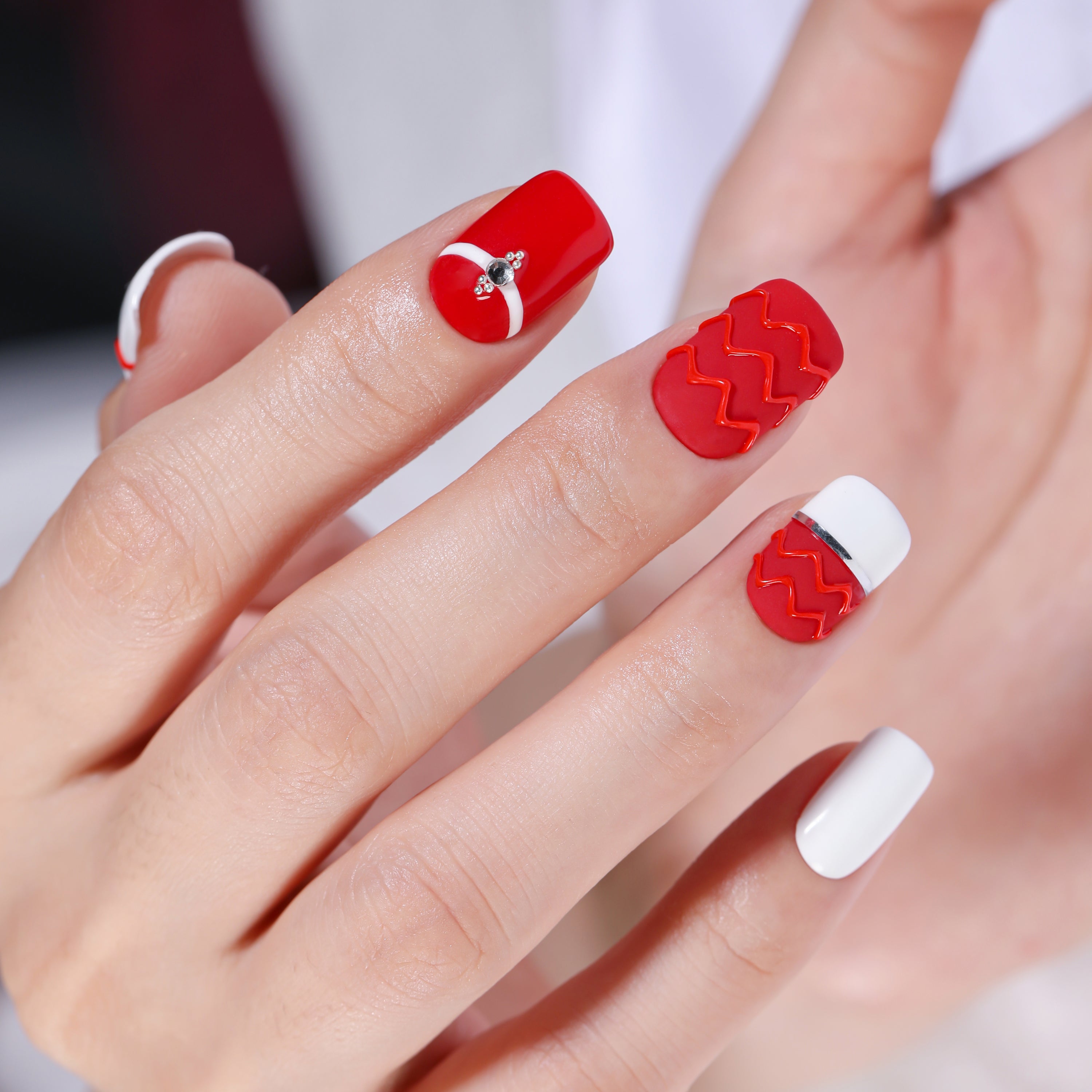 Red | Emboss Gel | 8g Jar - BLUESKY