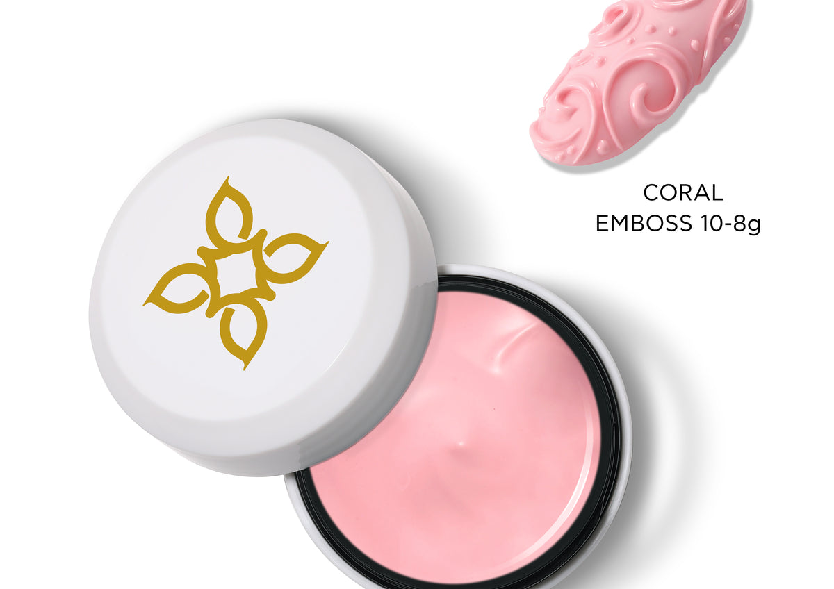 Coral | Emboss Gel | 8g Jar - BLUESKY