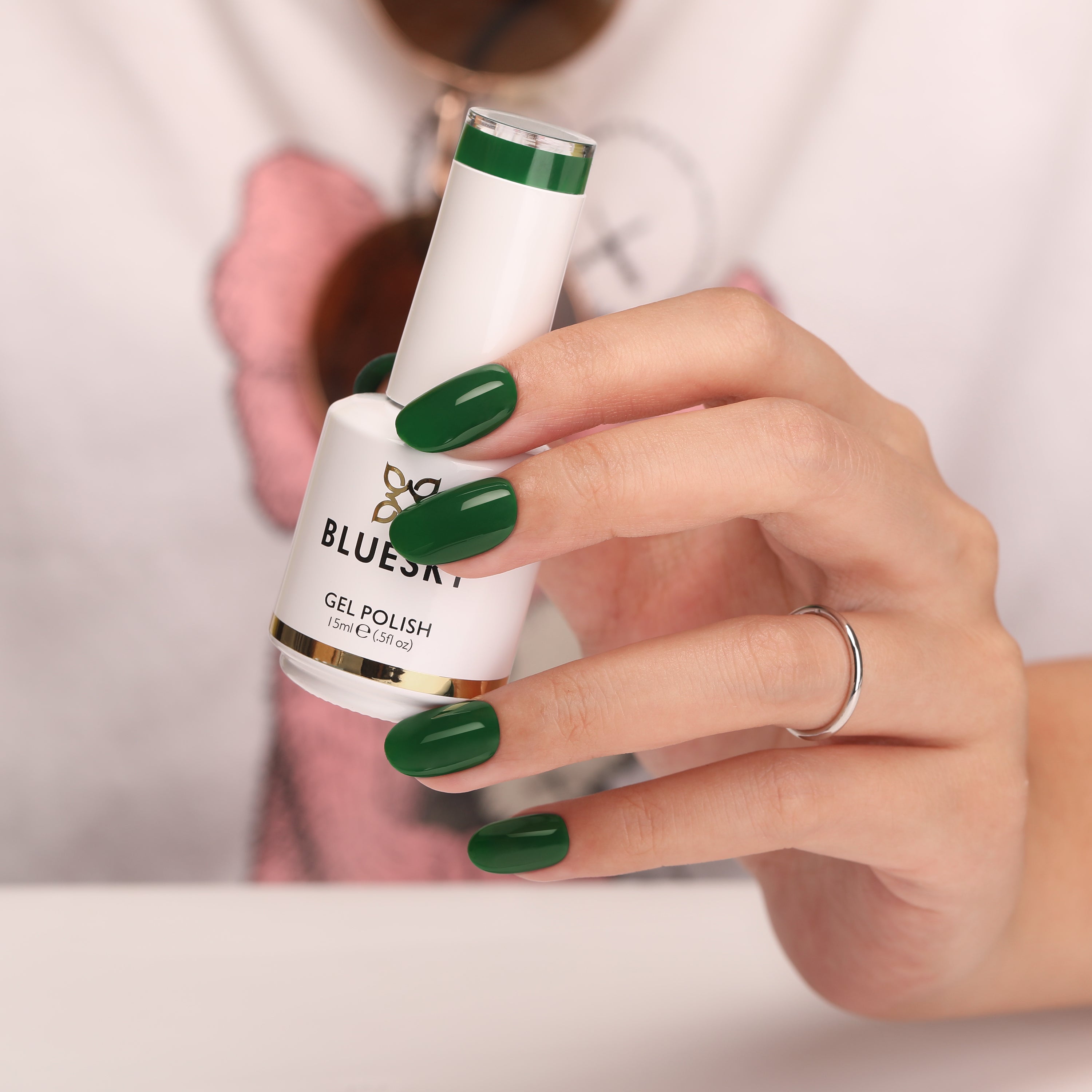 Who is She | Green Color | 10ml Gel Polish - BLUESKY