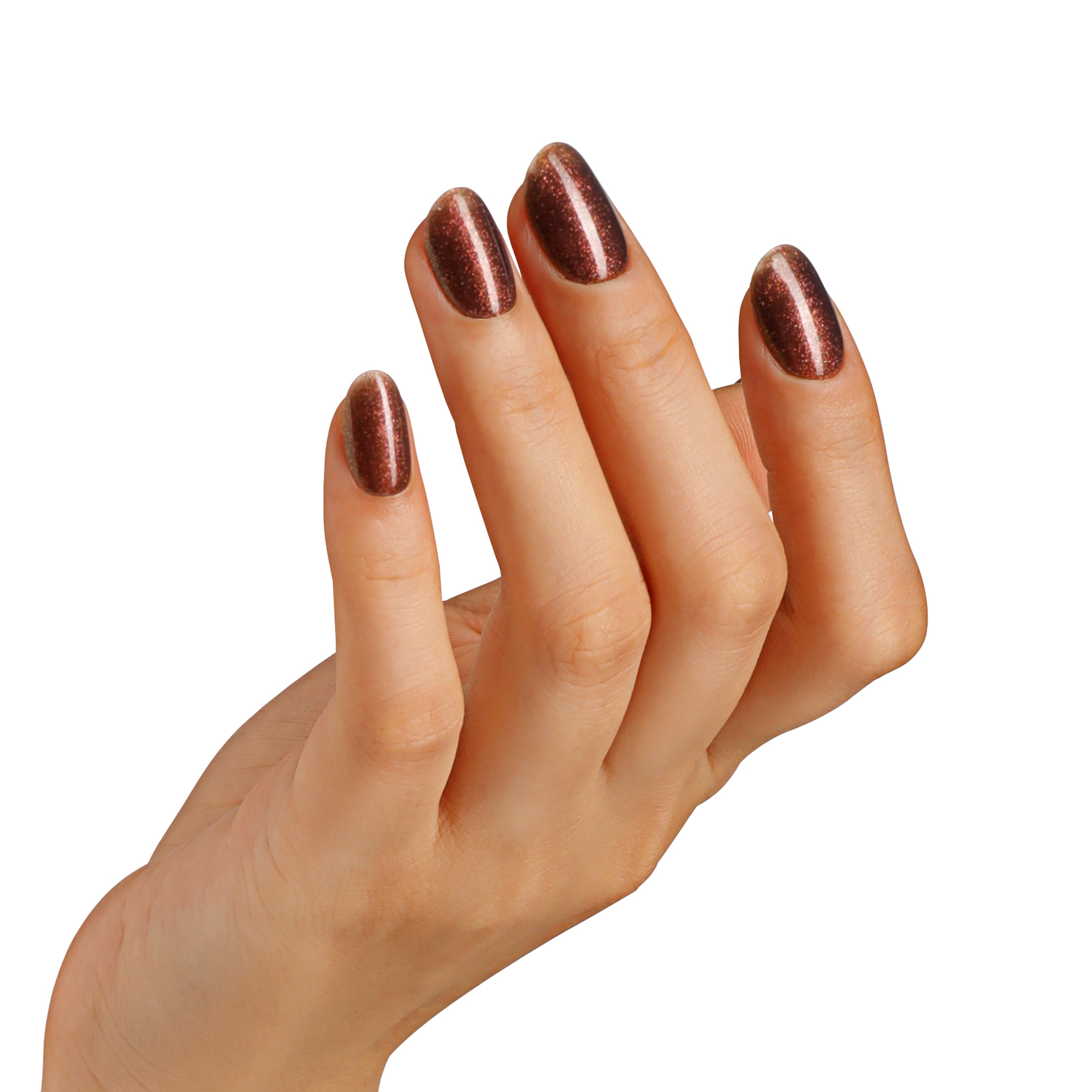 Frosty Chocolate | Classy Glitter Crystal Color | 10ml Gel Polish - BLUESKY