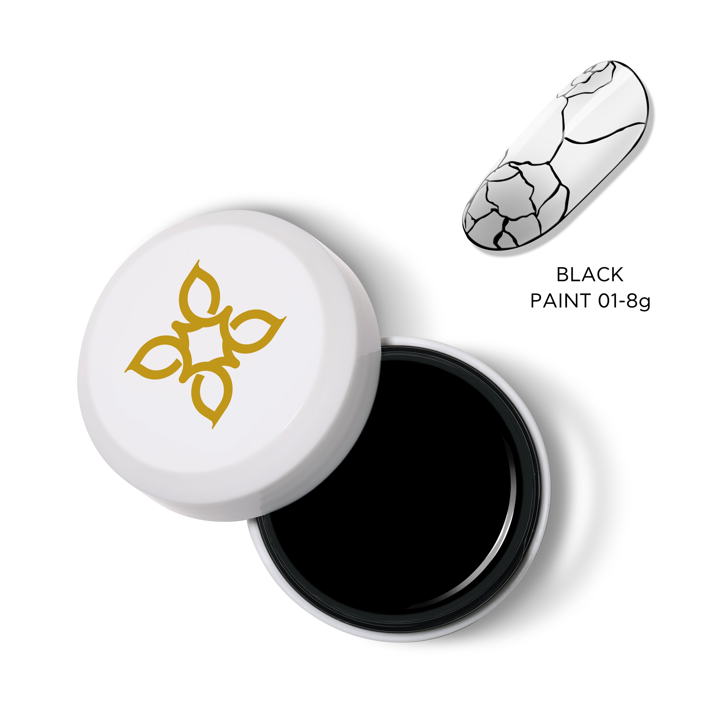 Paint Black | Gel Paint | 8g Jar - BLUESKY