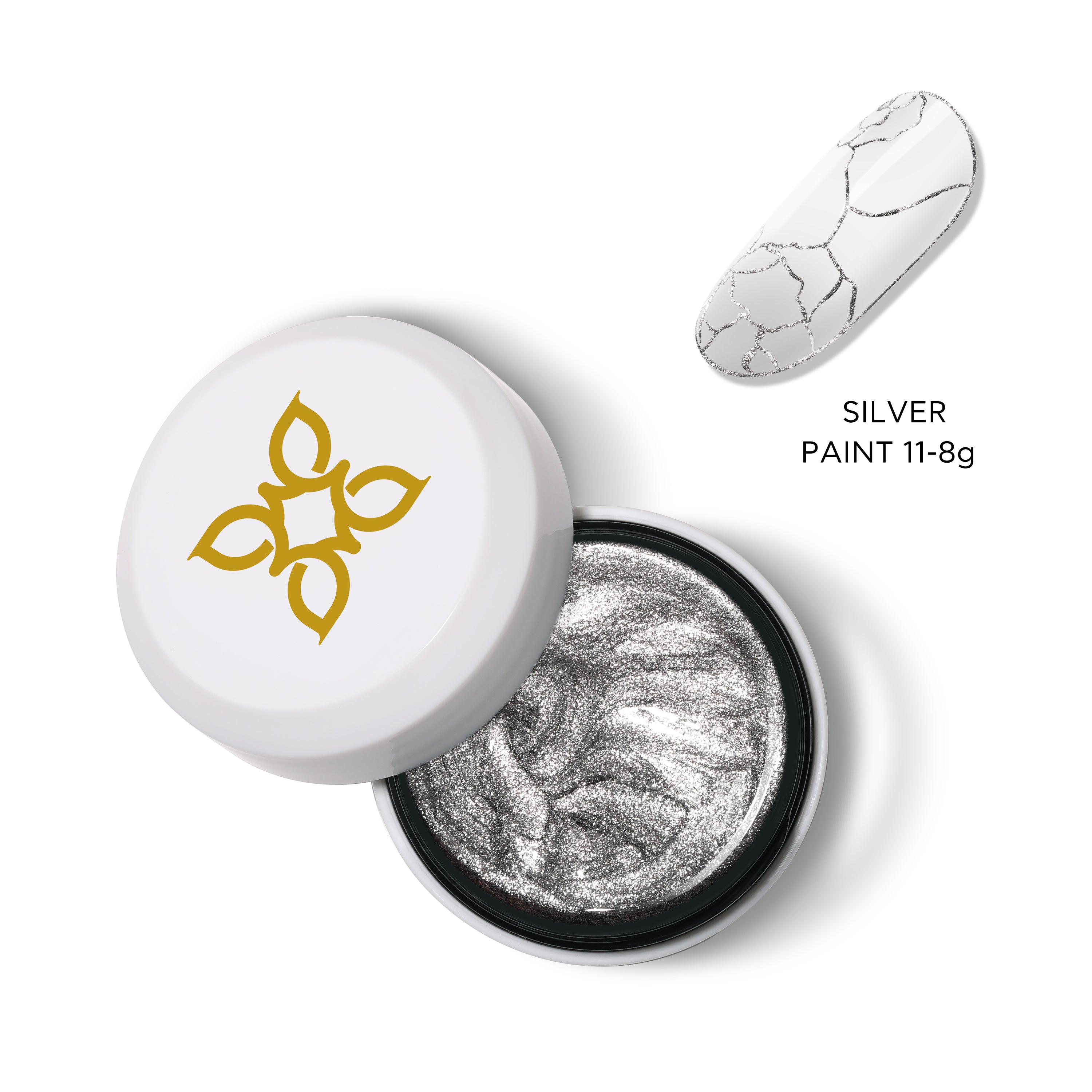 Paint Silver | Gel Paint | 8g Jar - BLUESKY