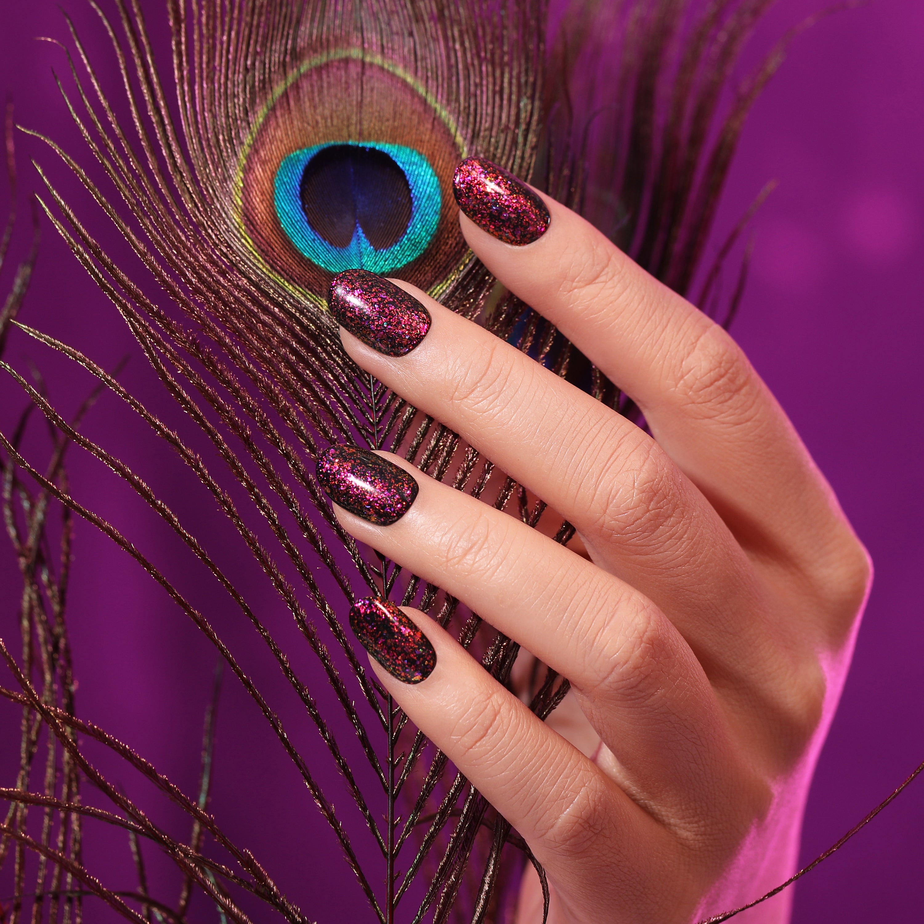 Blue Feathers | Super Glitter Color | 10ml Gel Polish - BLUESKY