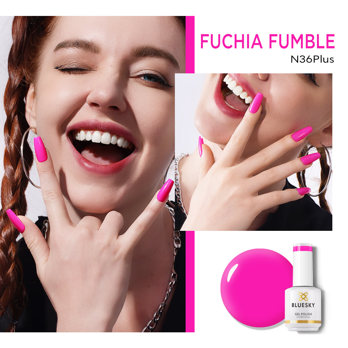 BLAMINKジャンパー38ピンク Classic PLUS | FUCHIA FUMBLE – BLUESKY