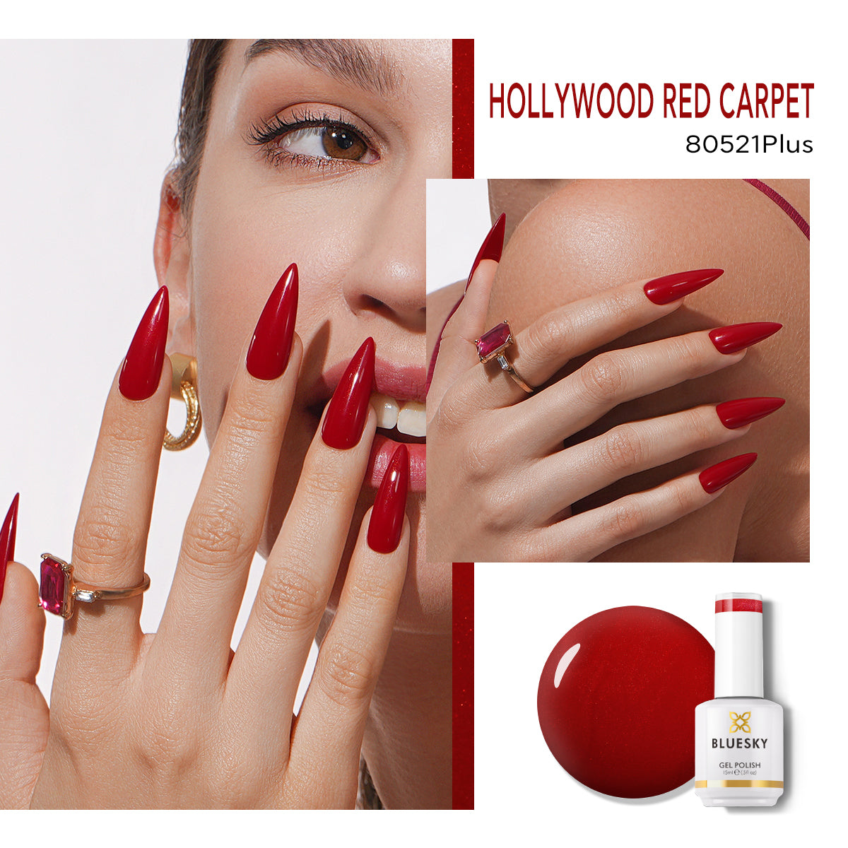 Red Carpet Manicure Gel Nagellack – „Only In Hollywood“, 9 Ml, LED/UV-gehärtet, Langanhaltender Glanz