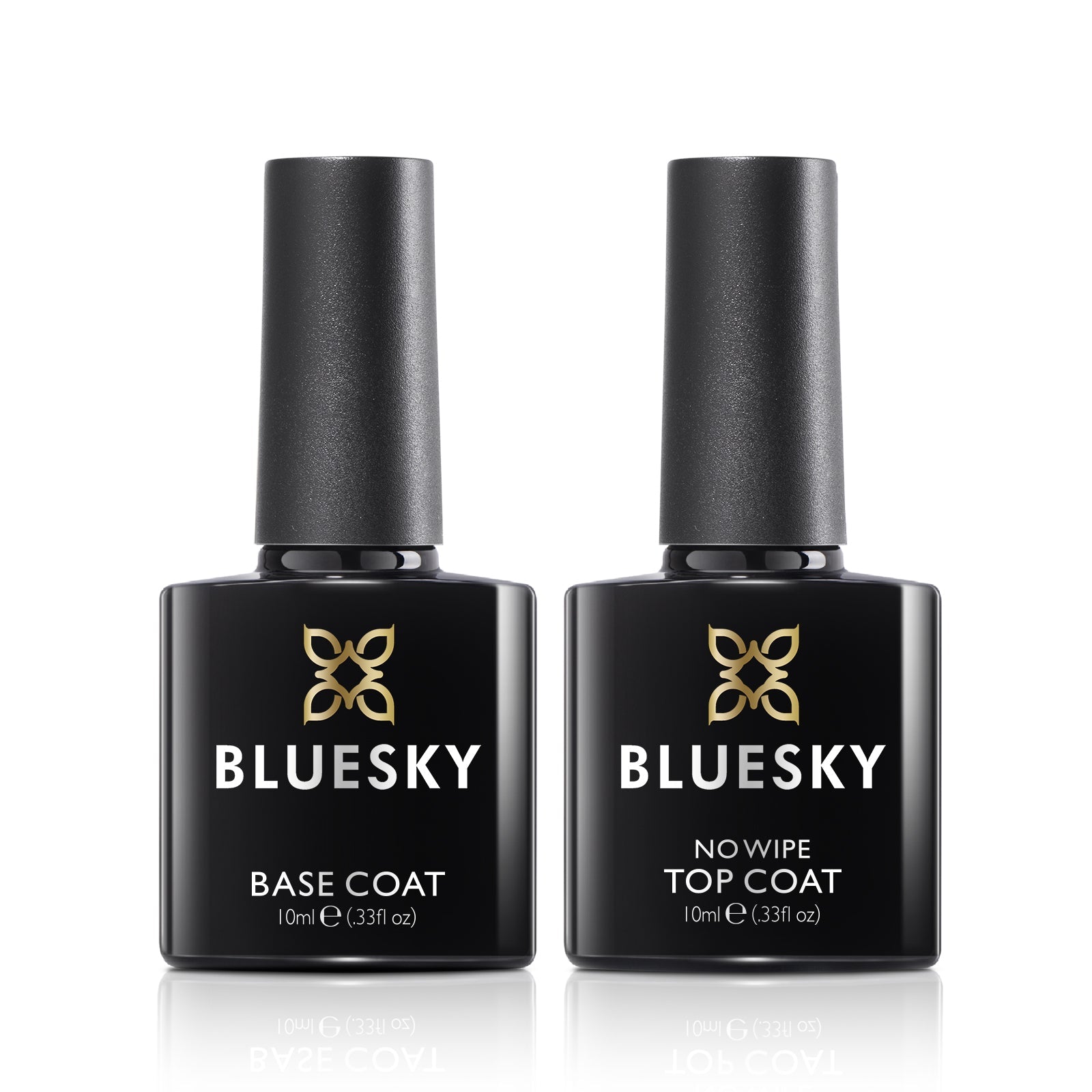 Base Coat and No Wipe Top Coat 2 pcs - BLUESKY
