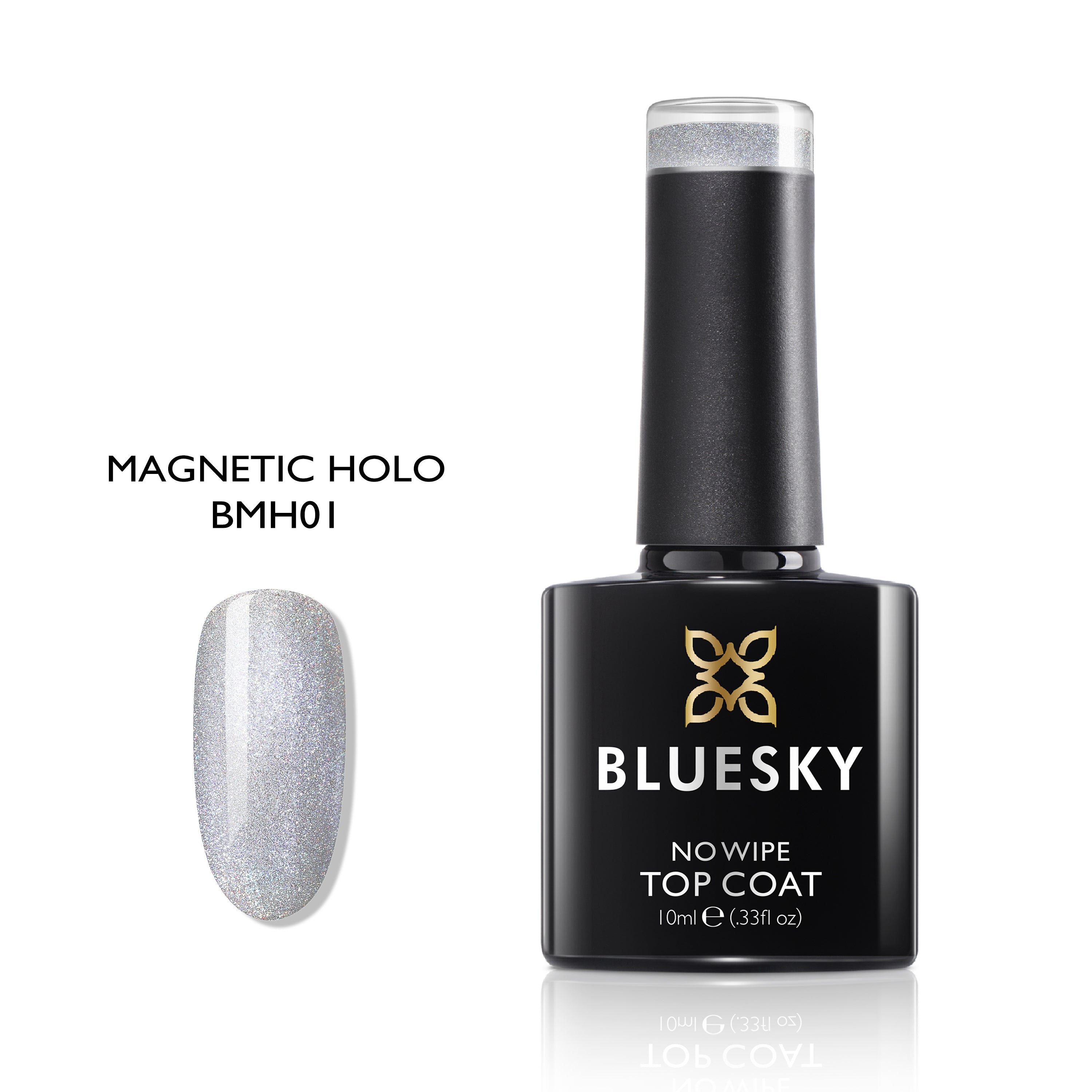 No Wipe Top Coat Magnetic Holo - BLUESKY