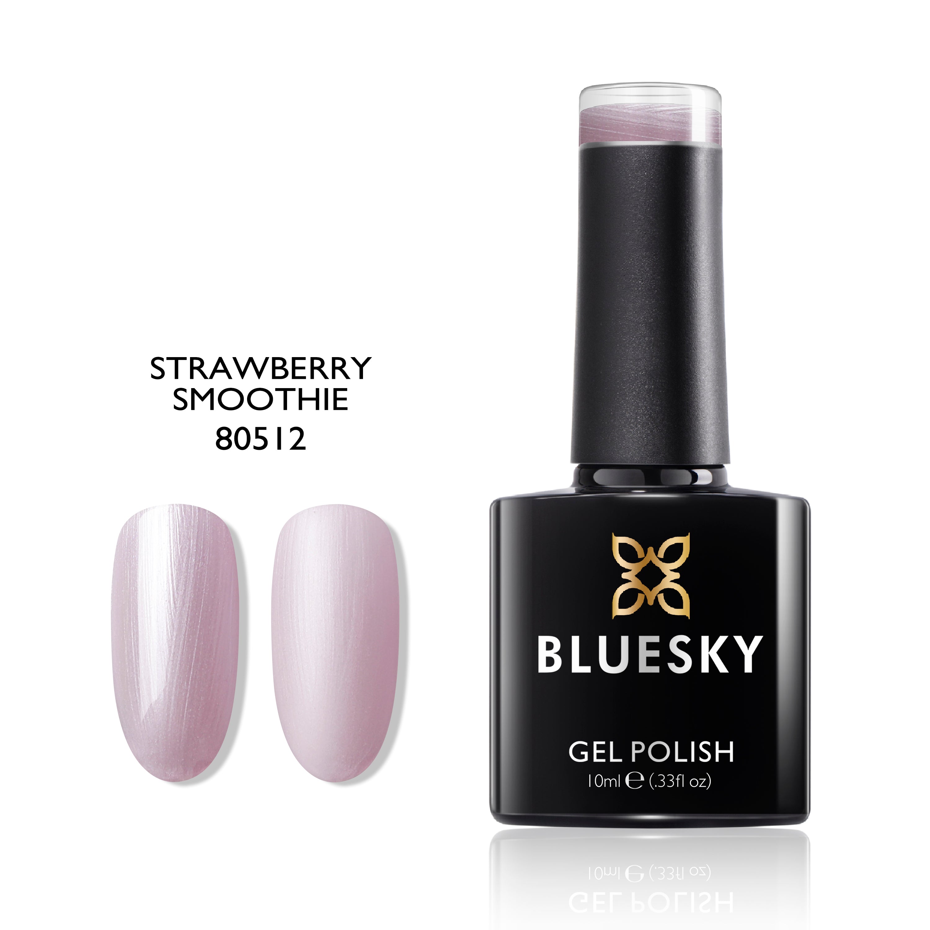 Strawberry Smoothie | Pearly Shimmer Color | 10ml Gel Polish - BLUESKY