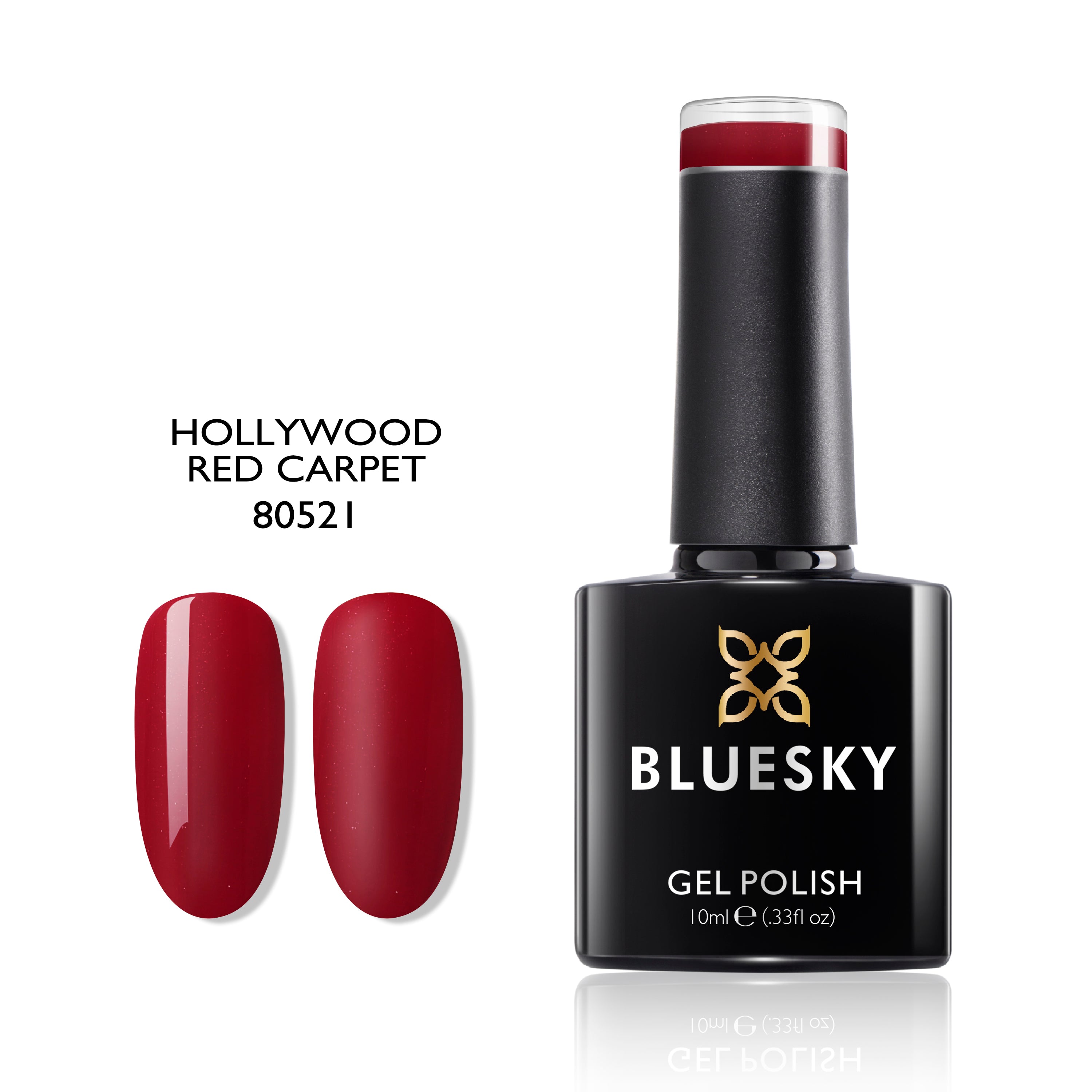 Hollywood Red Carpet | Classy Glitter Shimmer Color | 10ml Gel Polish - BLUESKY