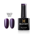 Violette Sparkle | Pearly Shimmer Color | 10ml Gel Polish - BLUESKY