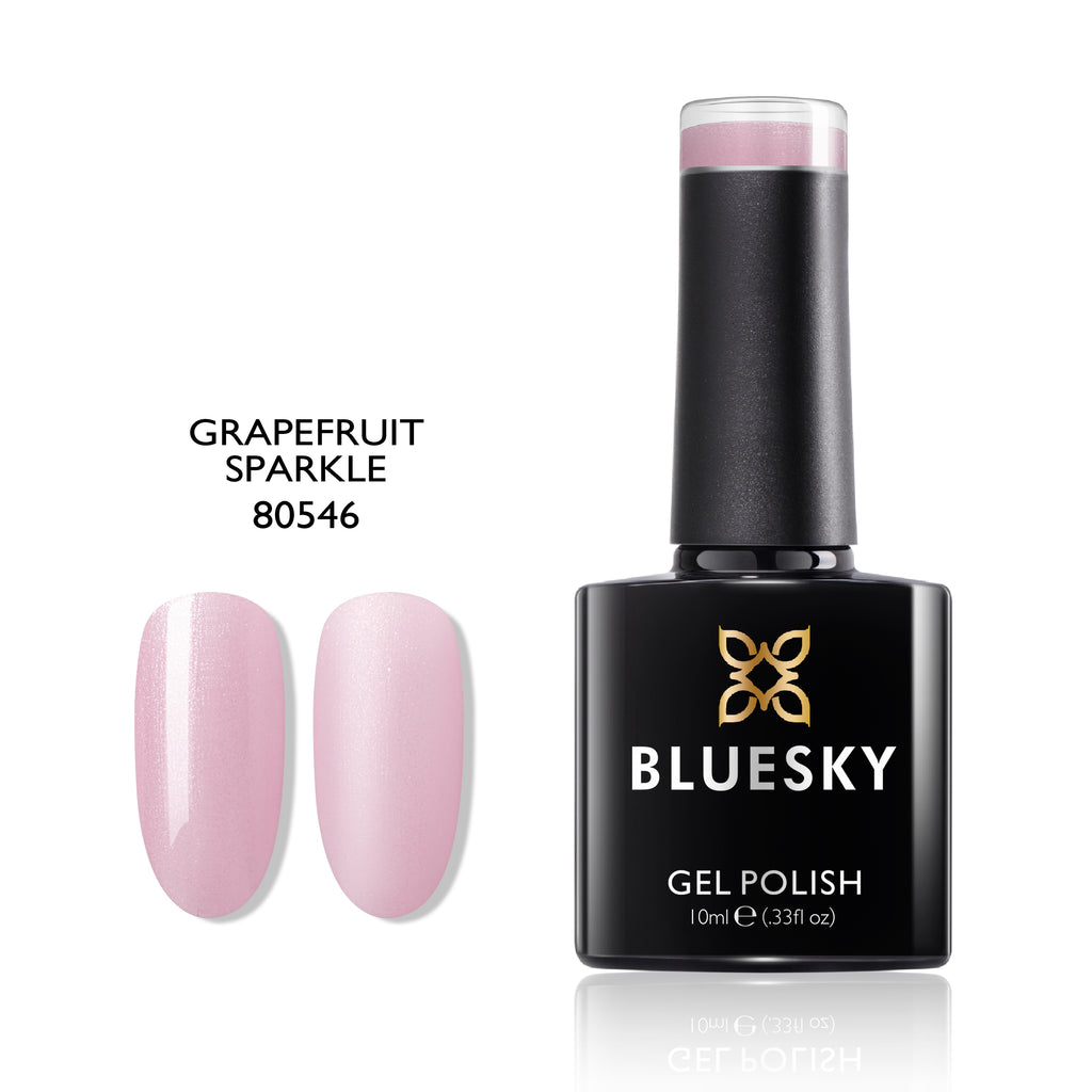 Grapefruit Sparkle | Classy Glitter Powder Color | 10ml Gel Polish - BLUESKY