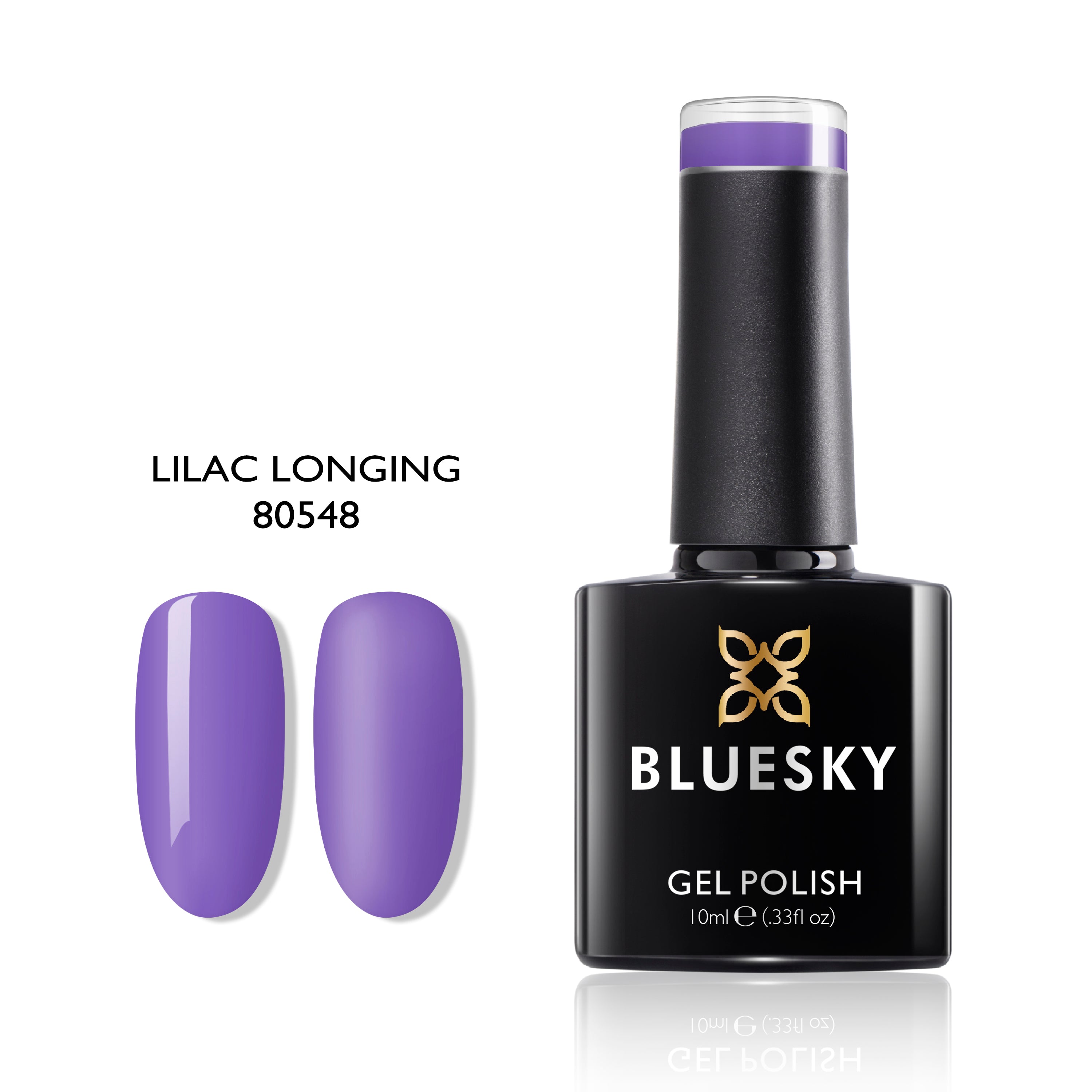 Lilac Longing | Full Cover Purple Color | 10ml Gel Polish - BLUESKY