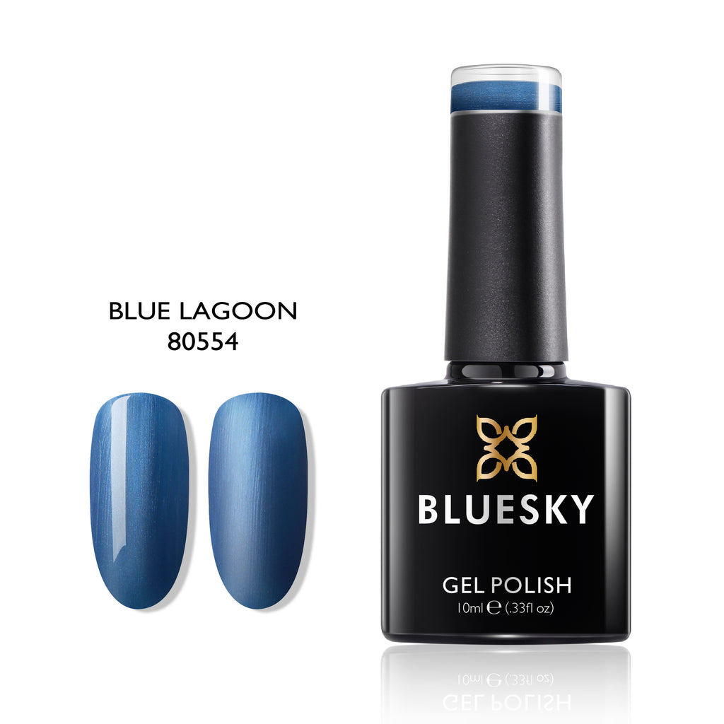 Blue Lagoon | Pearly Shimmer Color | 10ml Gel Polish - BLUESKY