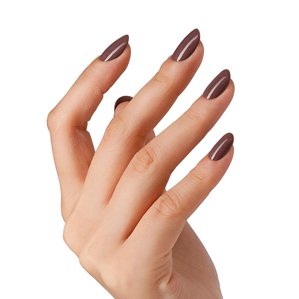 Mocca Shimmer | Classy Glitter Powder Color | 10ml Gel Polish - BLUESKY