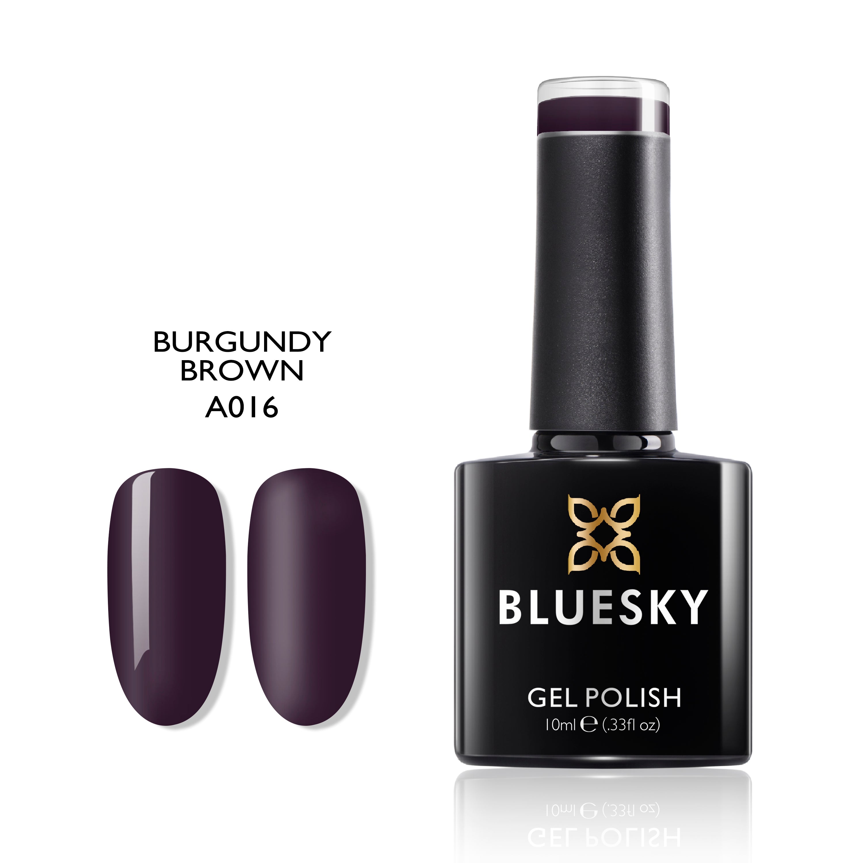 BURGUNDY BROWN | 10ml Gel Polish - BLUESKY