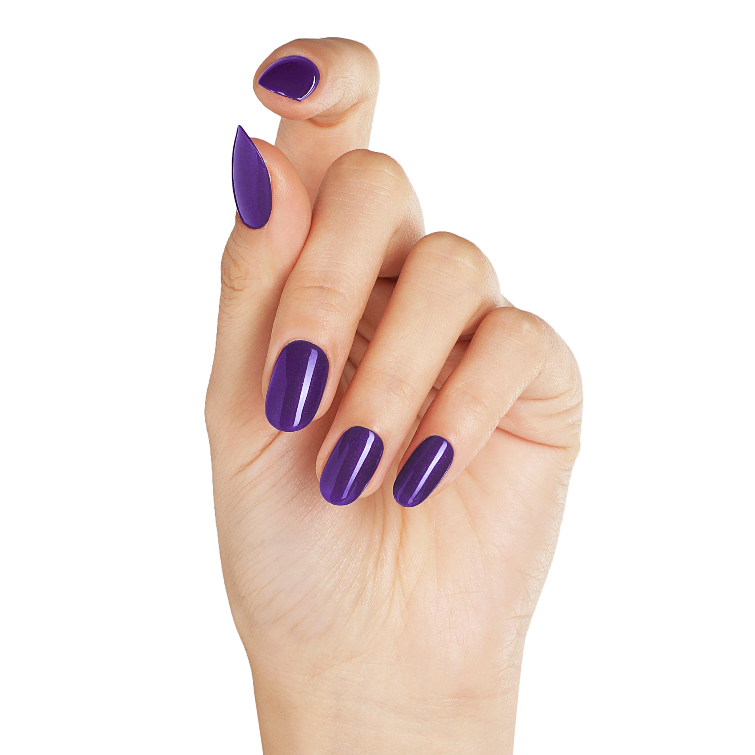 Purple Days | Pearly Powder Color | 10ml Gel Polish - BLUESKY