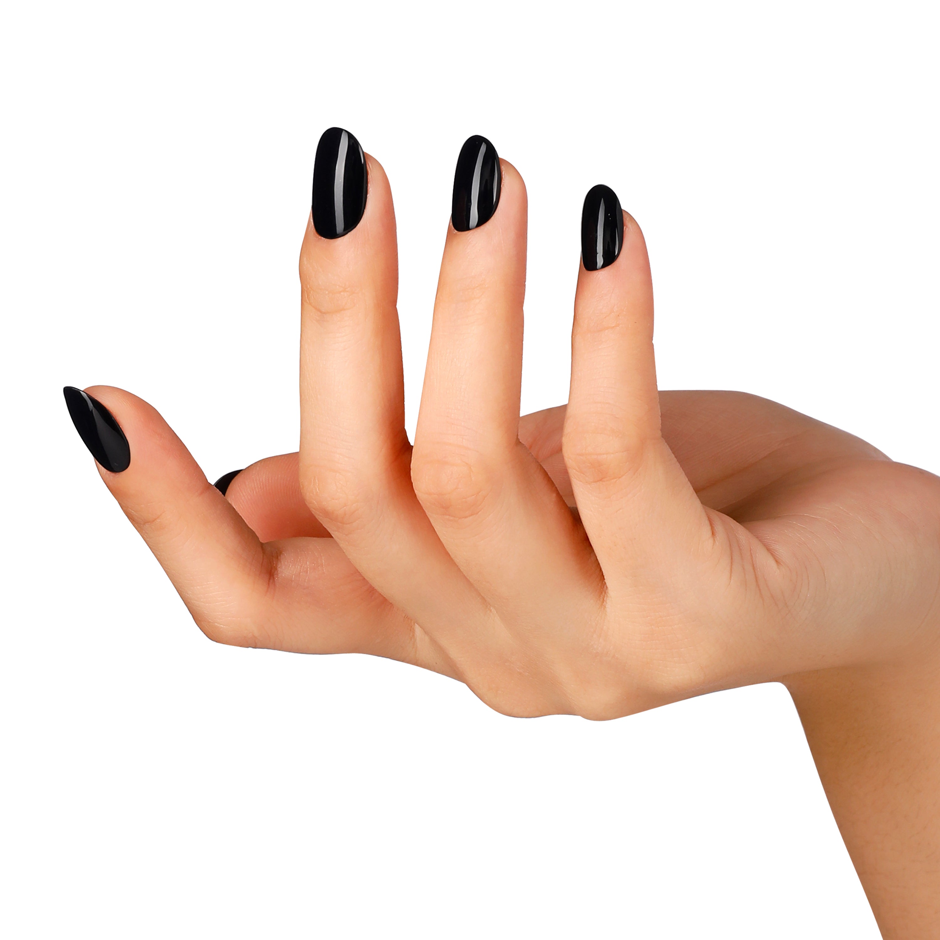 Jet Black | Full Cover Black&White Color | 10ml Gel Polish - BLUESKY