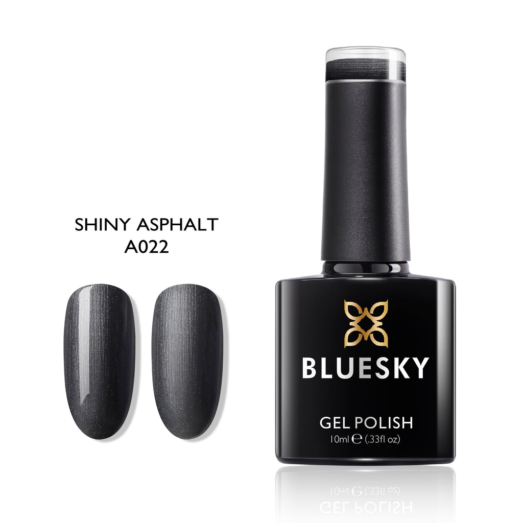 Shiny Asphalt | Pearly Shimmer Color | 10ml Gel Polish - BLUESKY