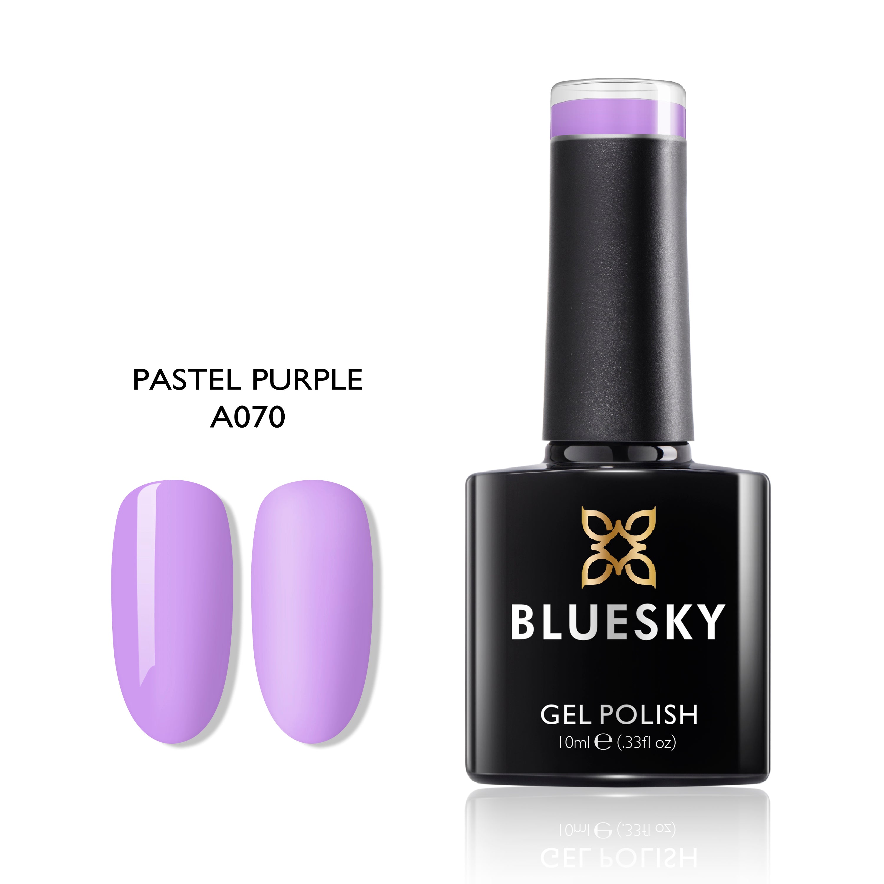 Pastel Purple | Light See Through Purple Color | 10ml Gel Polish - BLUESKY