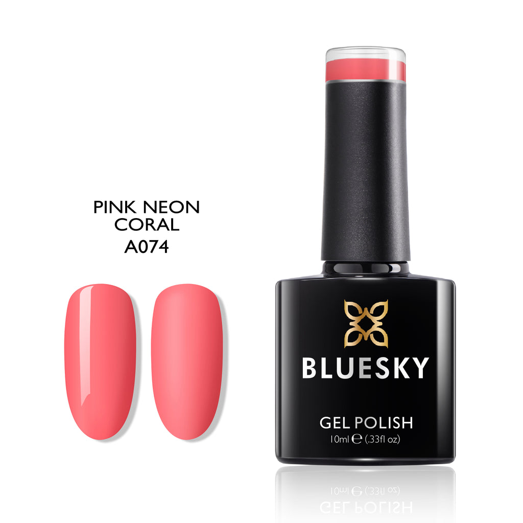 PINK NEON  CORAL - BLUESKY
