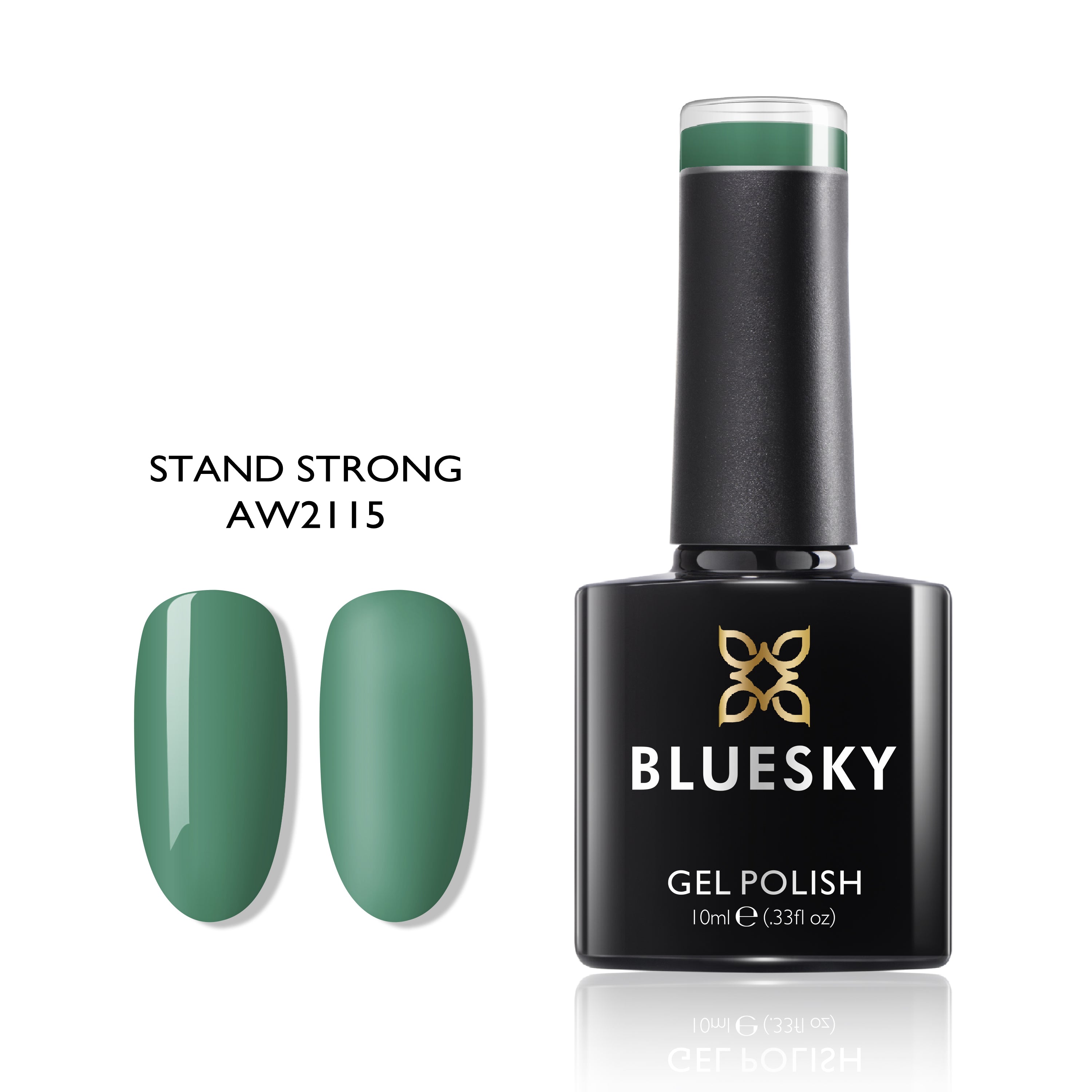 Stand Strong | Jade Color | 10ml Gel Polish - BLUESKY