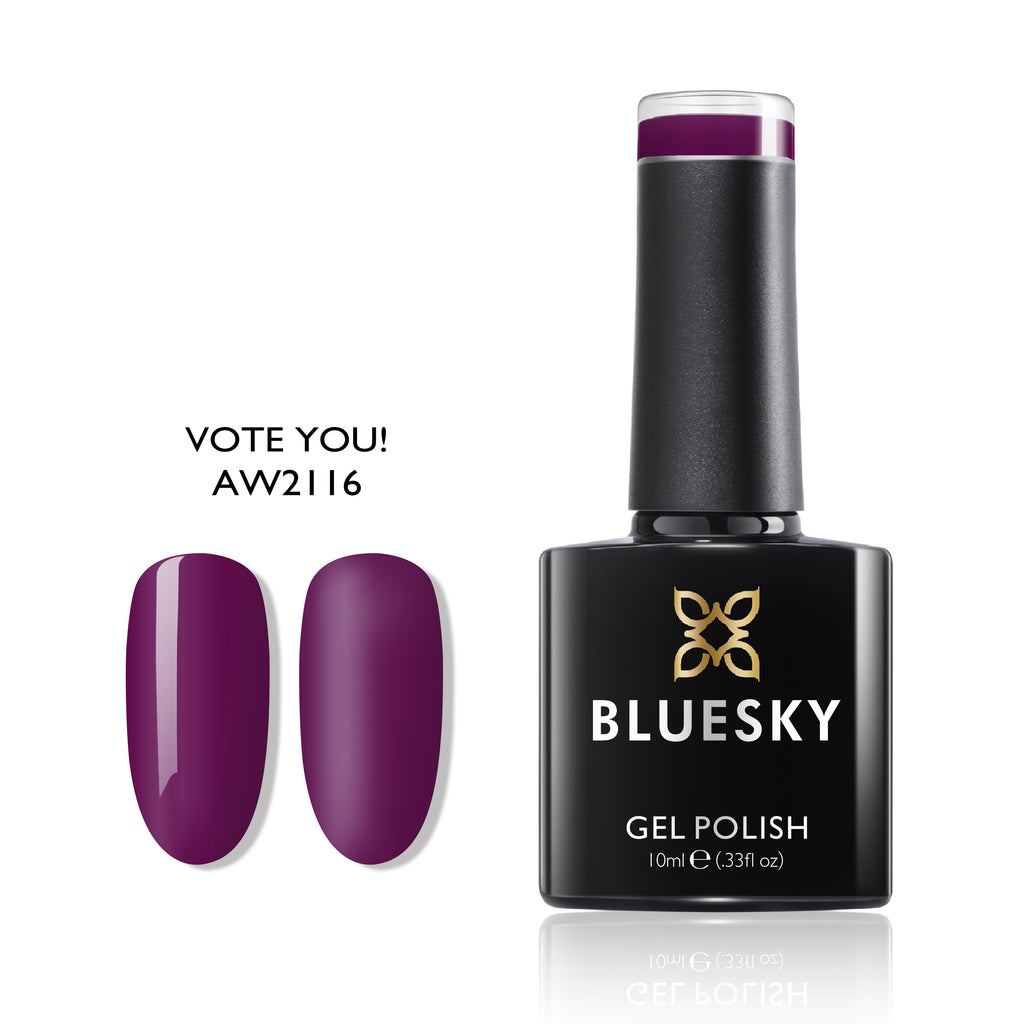 Vote You! | Purple Color | 10ml Gel Polish - BLUESKY