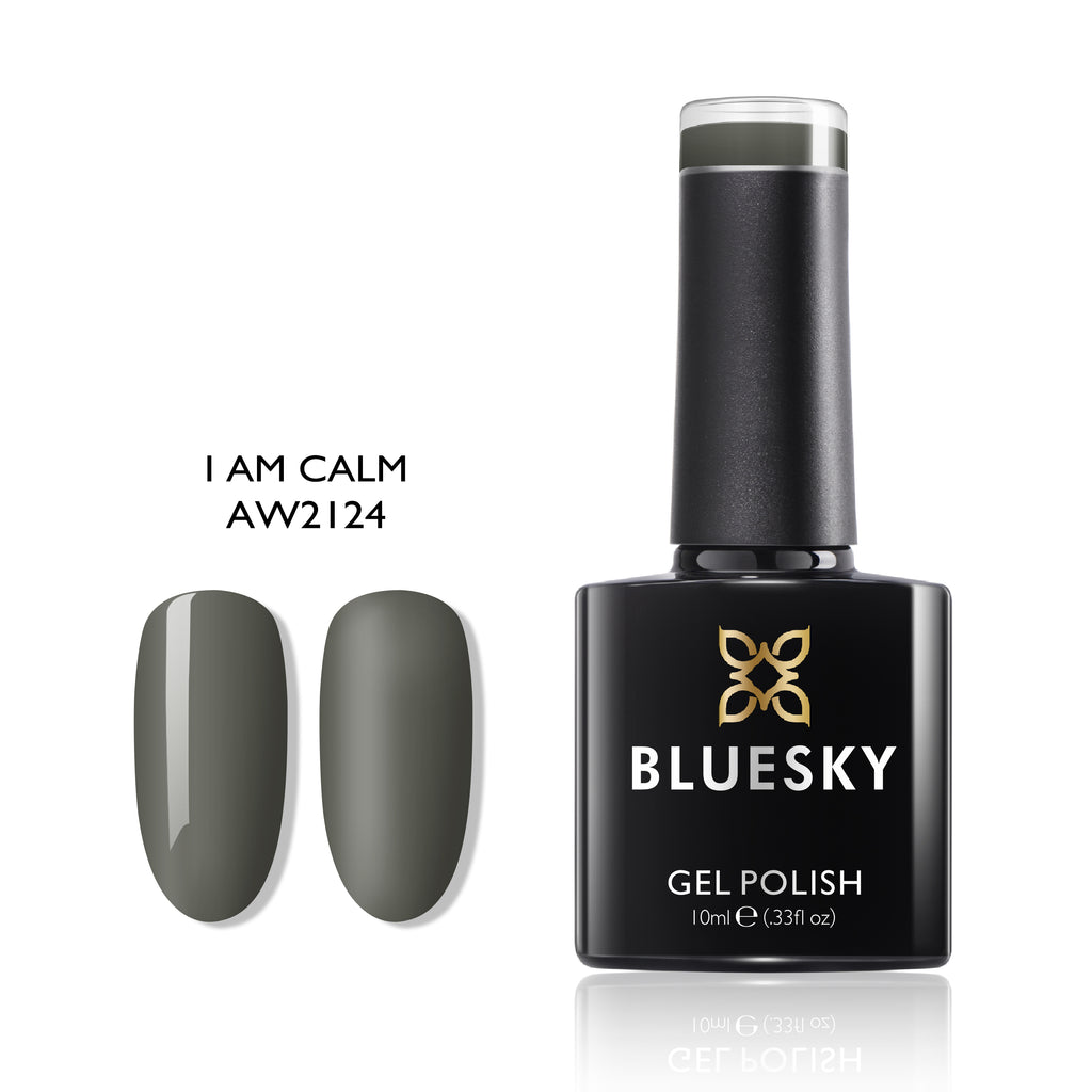 I Am Calm | Gray Color | 10ml Gel Polish - BLUESKY