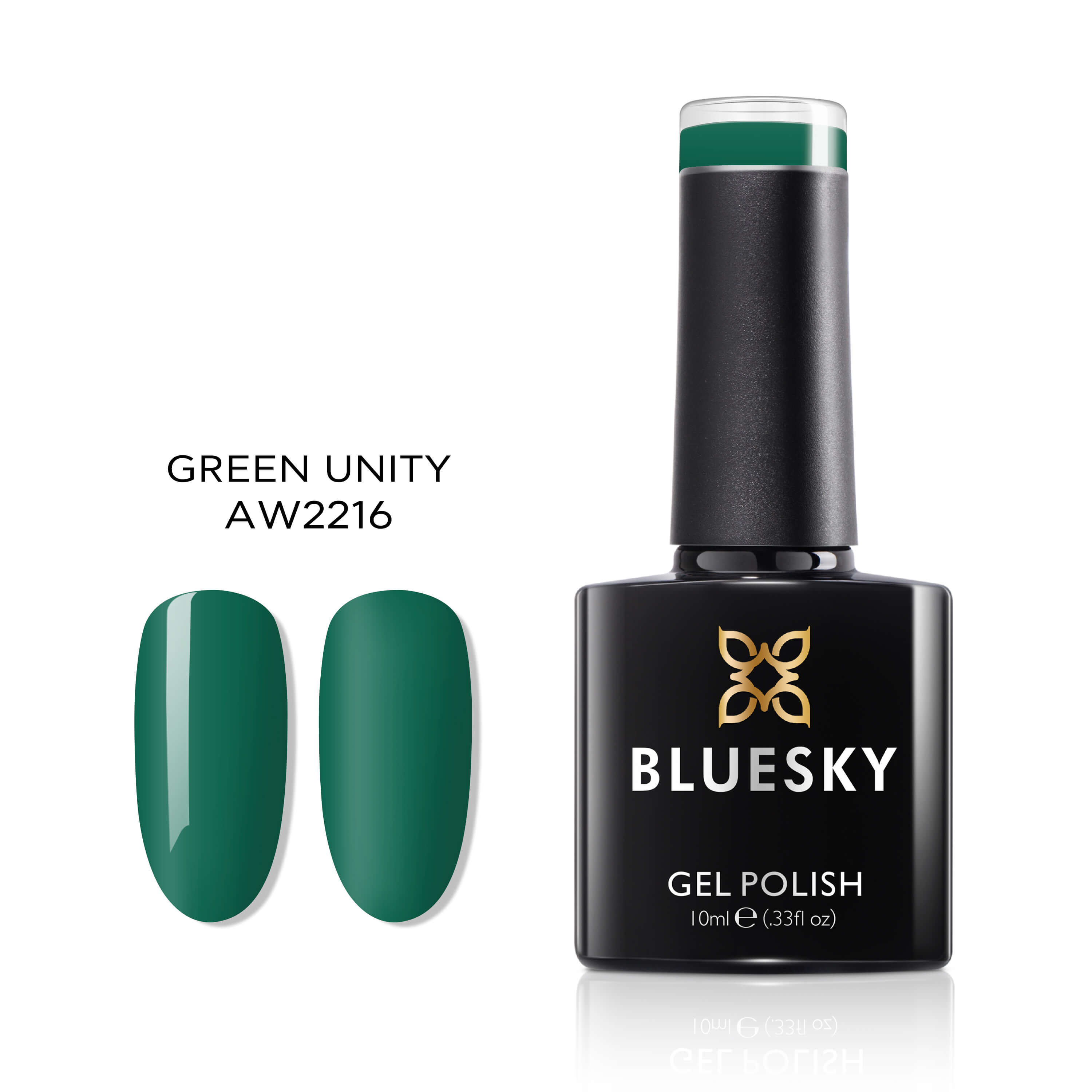 Winter 2022 | Green Unity | Green Color | 10ml Gel Polish - BLUESKY