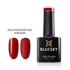 Winter 2022 | Red Proportion | Red Color | 10ml Gel Polish - BLUESKY