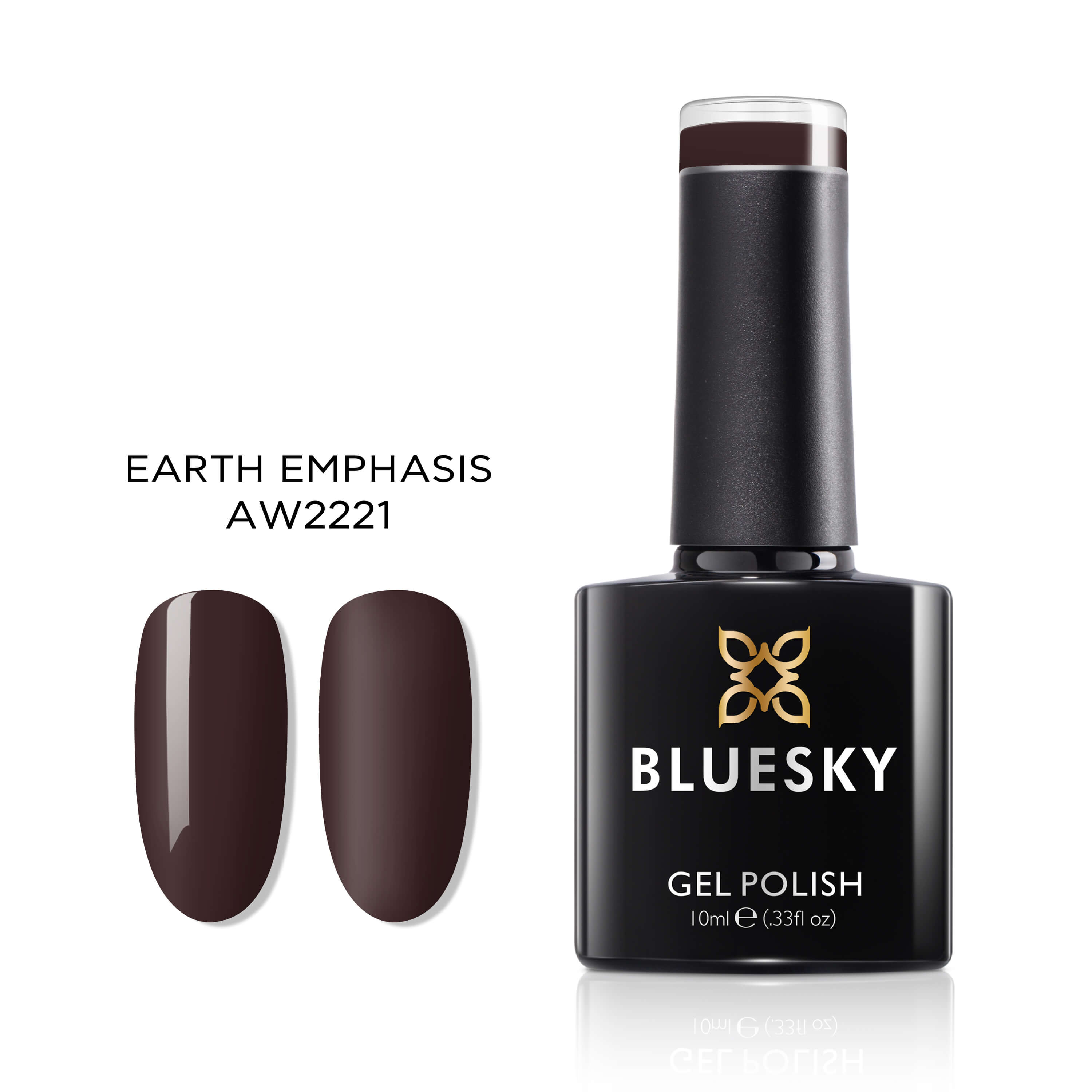 Winter 2022 | Earth Emphasis | Brown Color | 10ml Gel Polish - BLUESKY